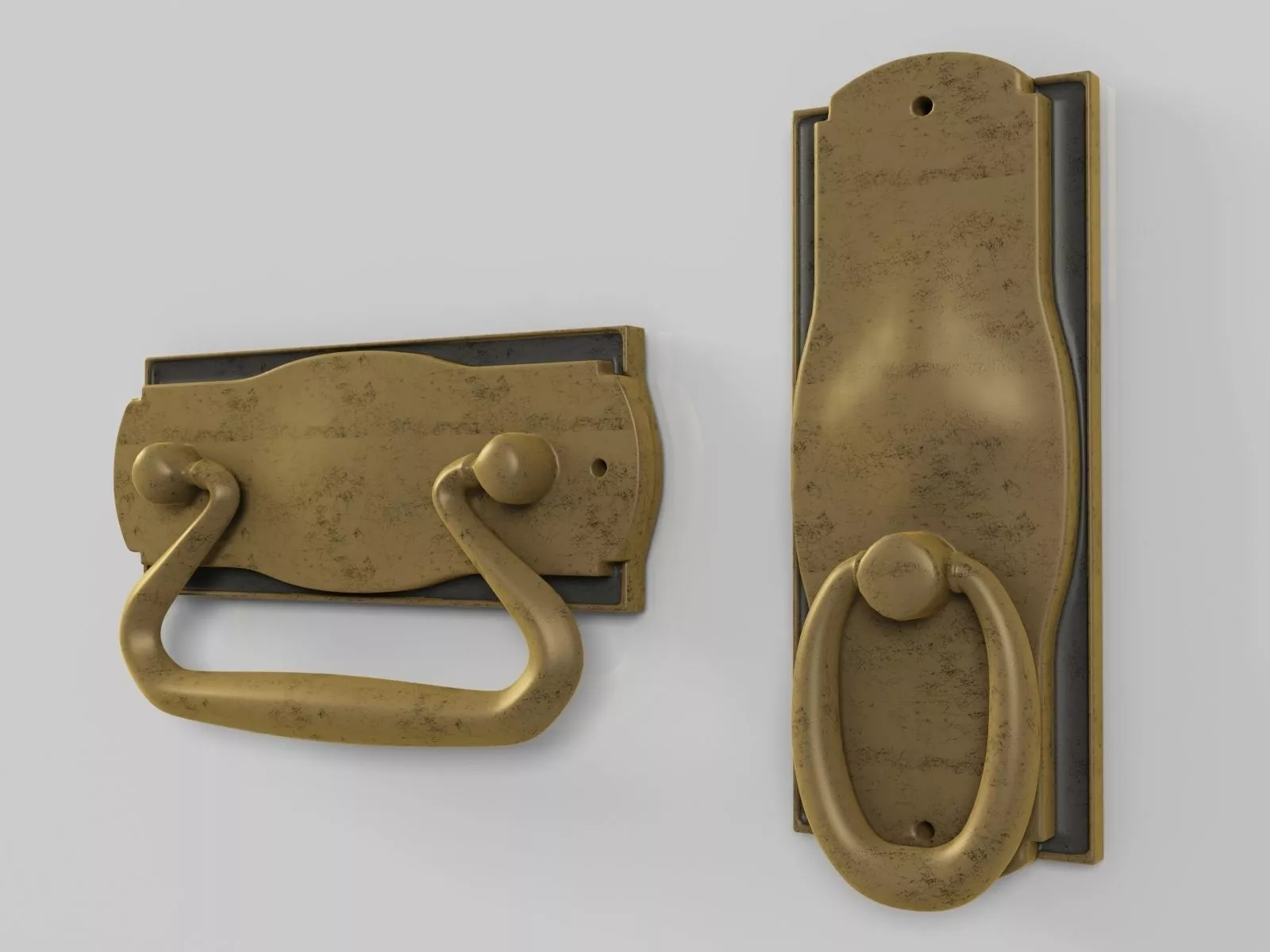 Accessories furniture handles 3D model