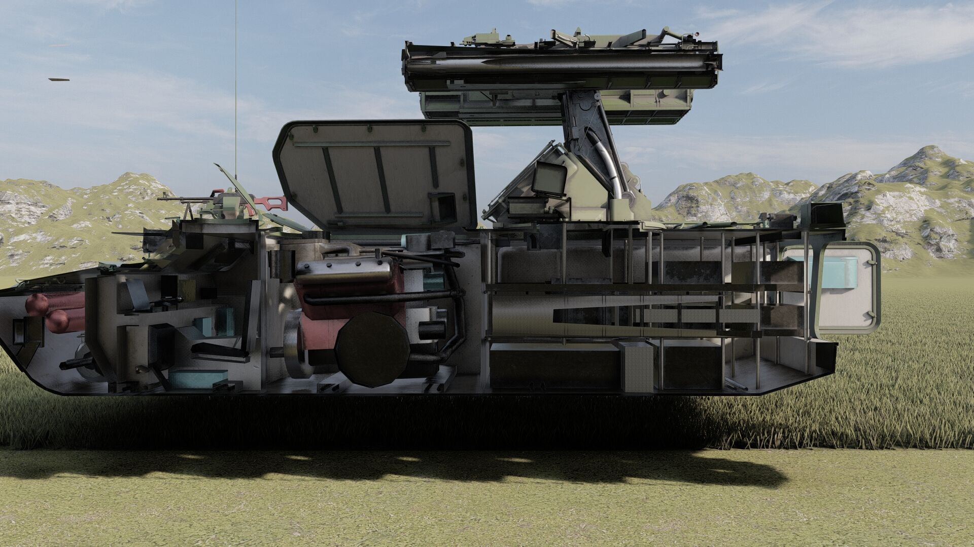 9k35 strela-10 3D model_27