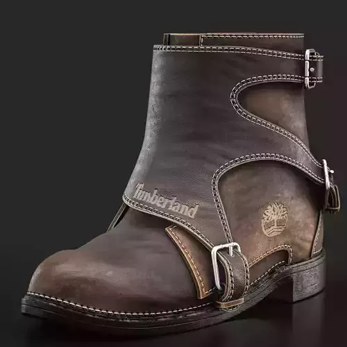 Leather Material in Substance Painter 3D model