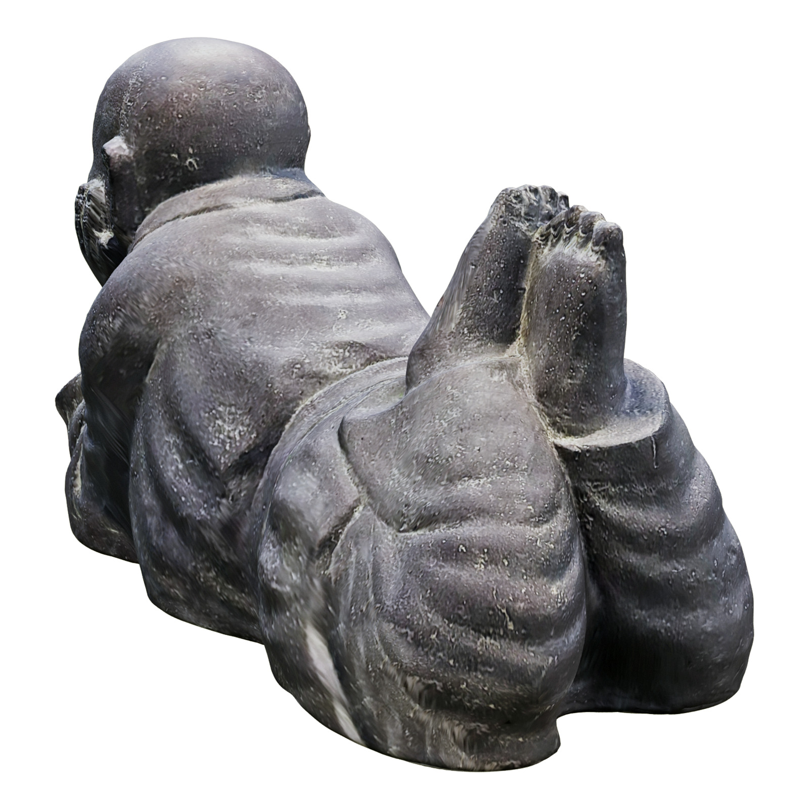 Garden sculpture Little Buddha 3D model_3