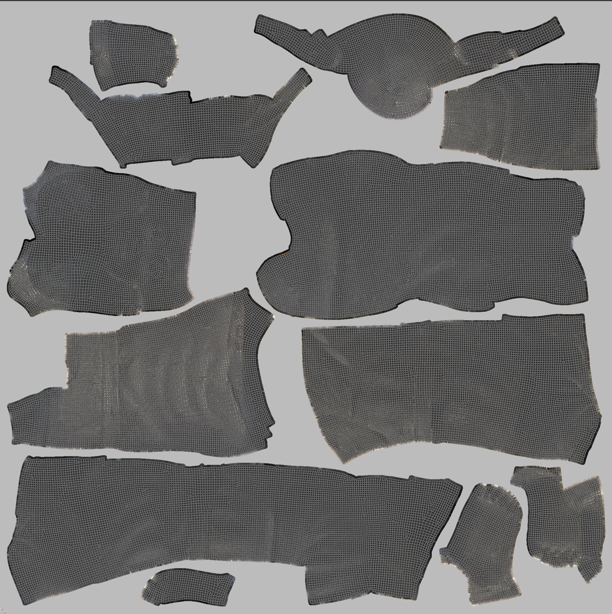 Garden sculpture Little Buddha 3D model_13