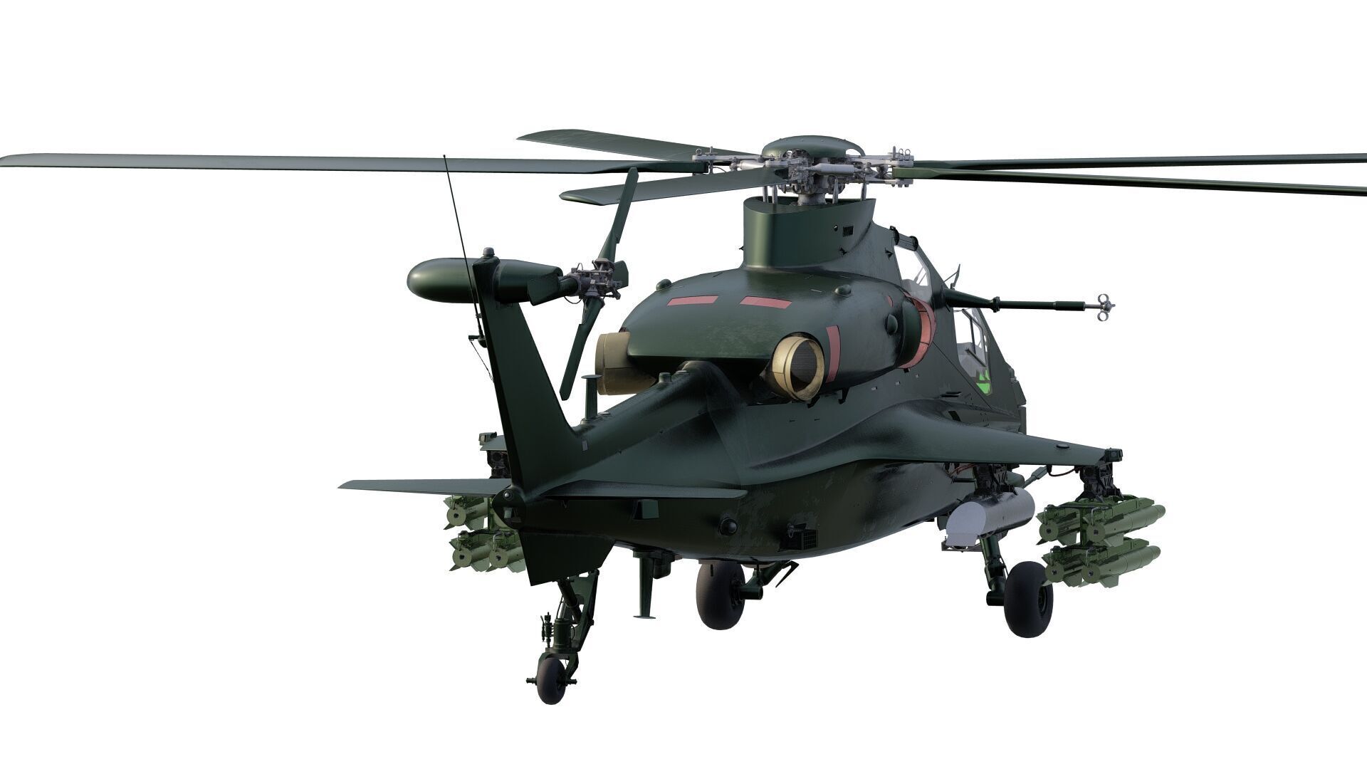 Changhe Z-10  3D model_4