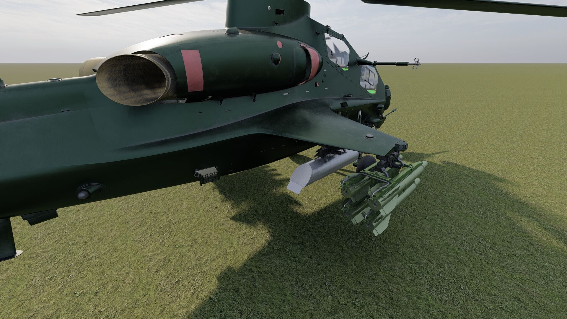 Changhe Z-10  3D model_11