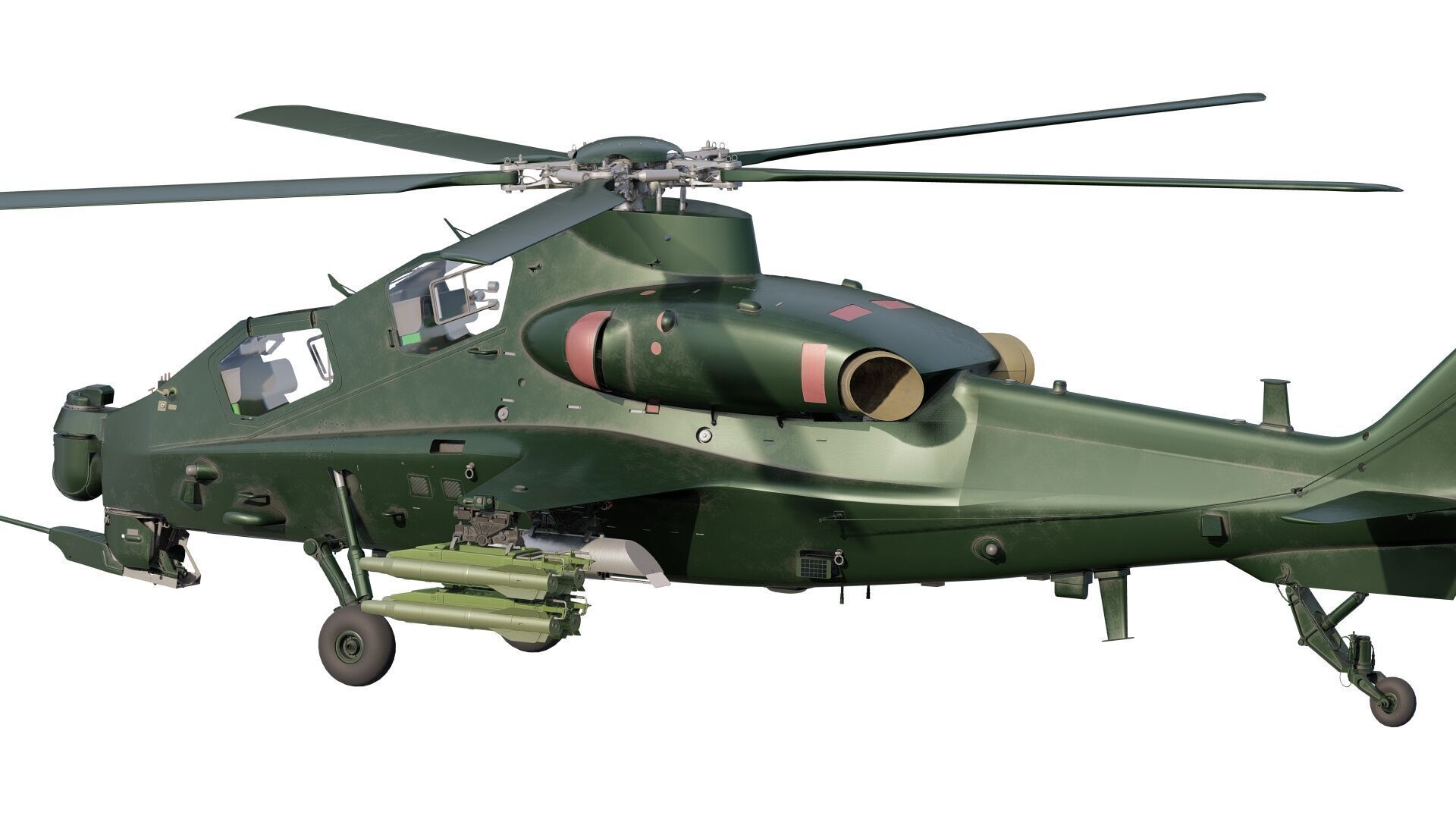 Changhe Z-10  3D model_5