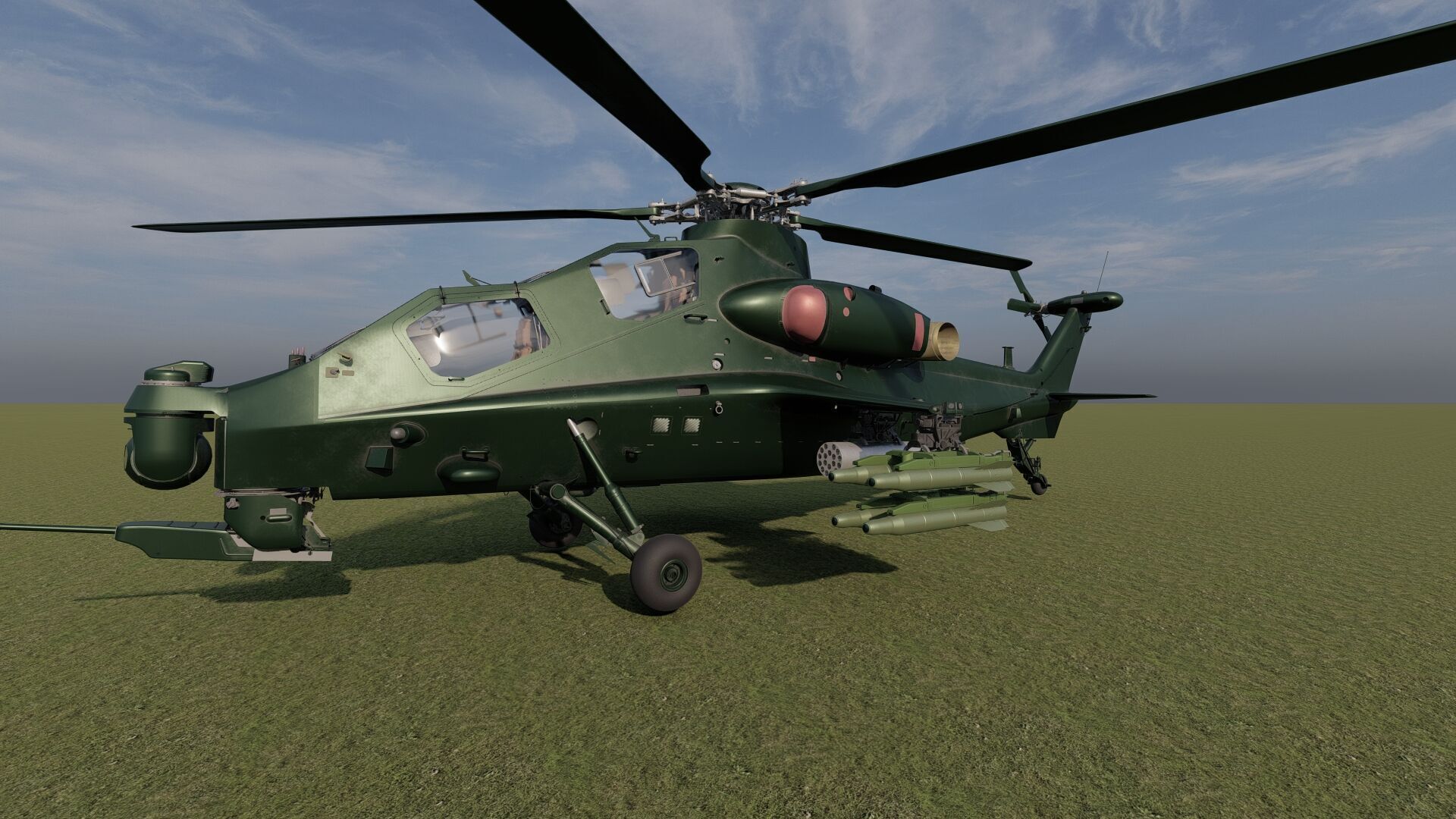 Changhe Z-10  3D model_6