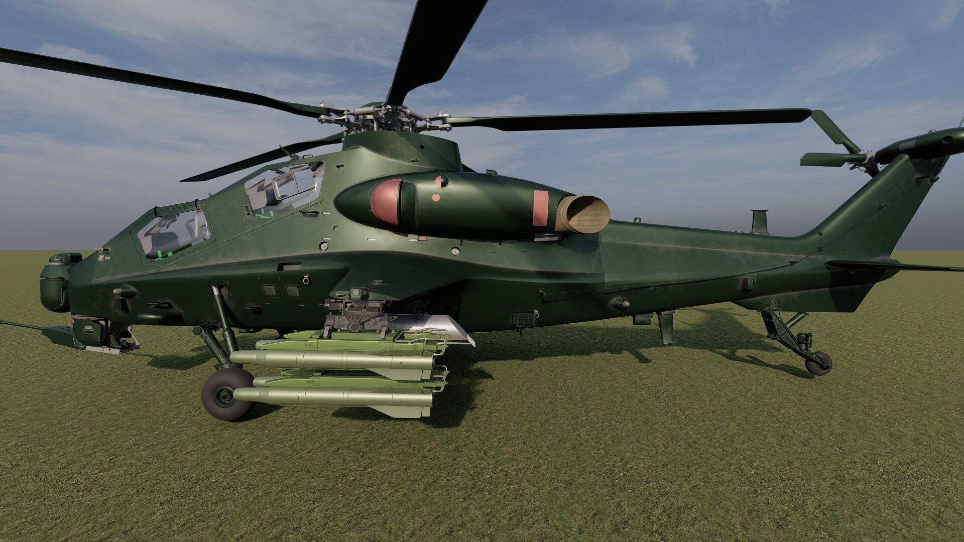 Changhe Z-10  3D model_7