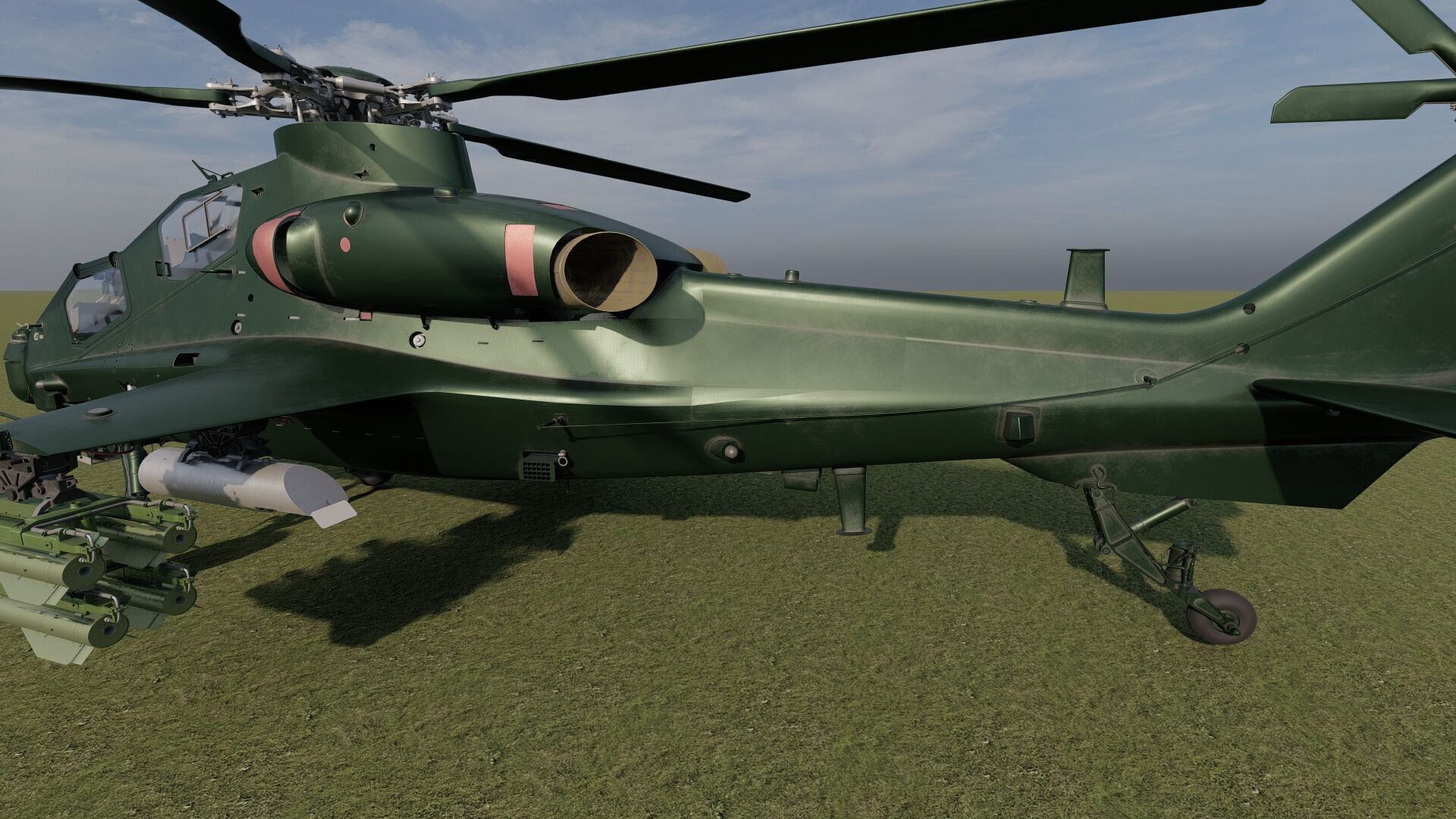 Changhe Z-10  3D model_8