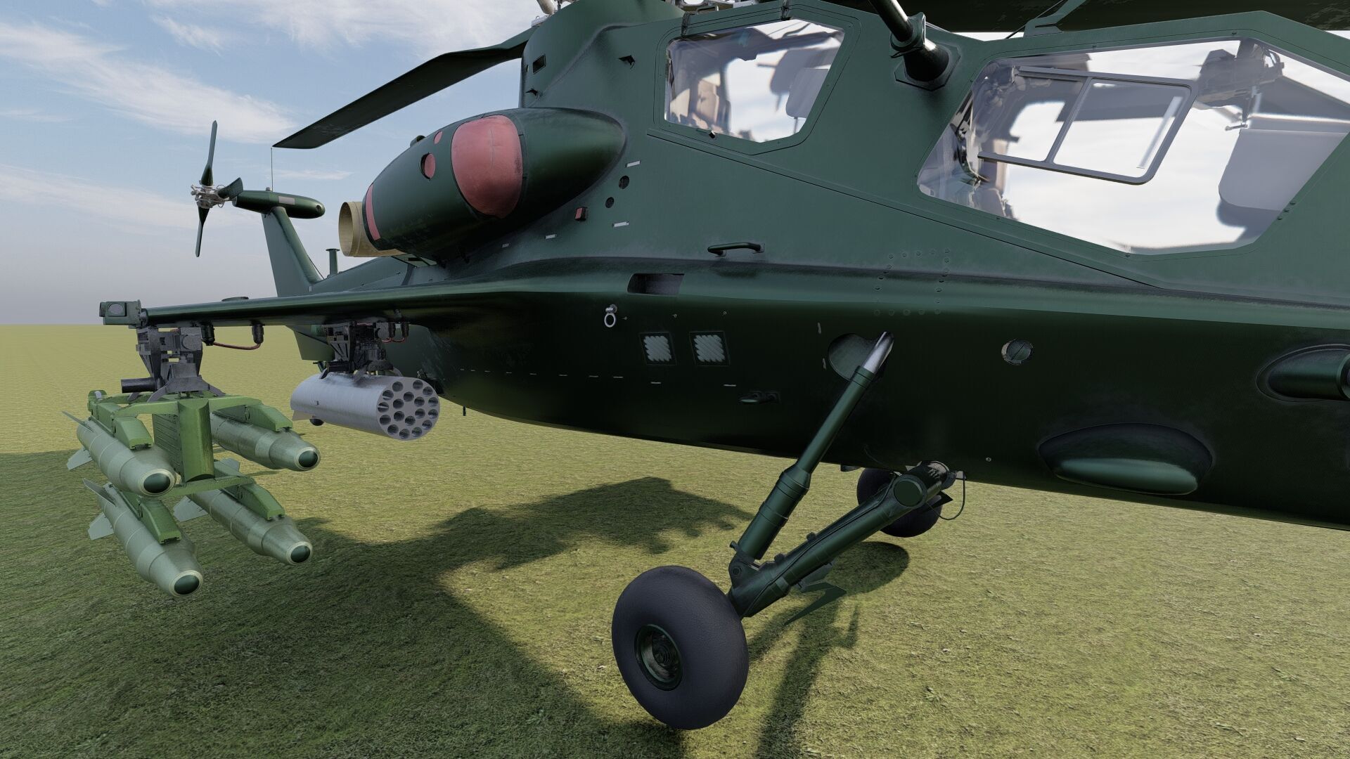 Changhe Z-10  3D model_13