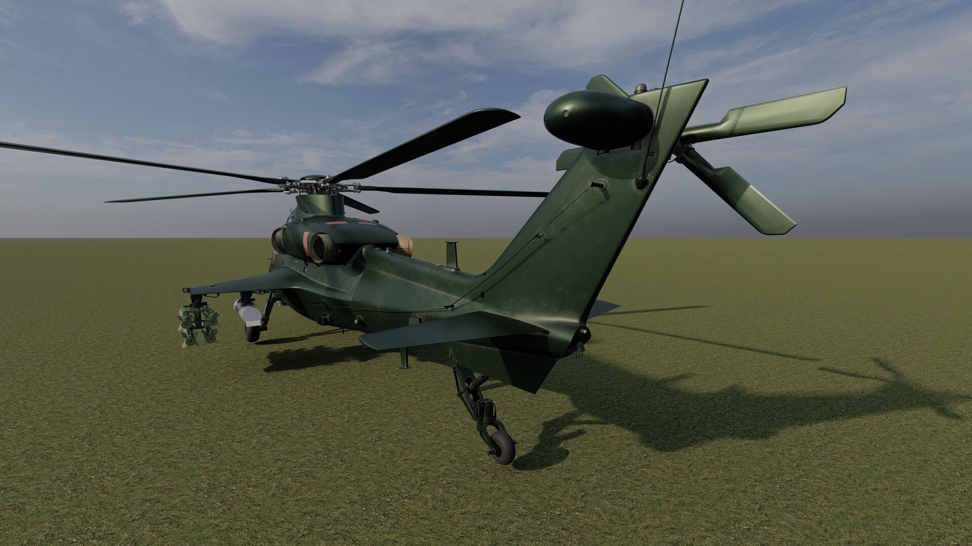 Changhe Z-10  3D model_9