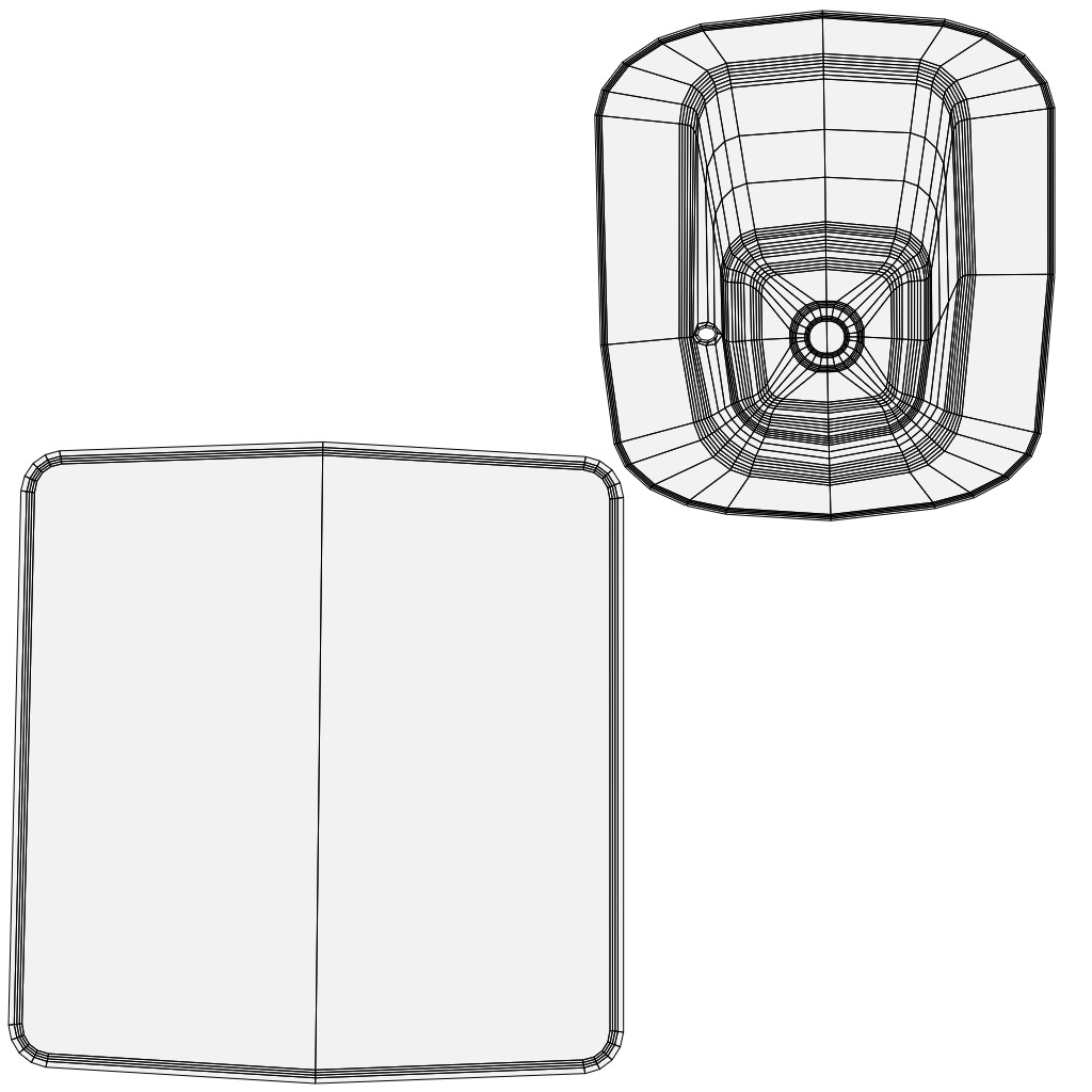 computer chair 08 Low-poly 3D model_17