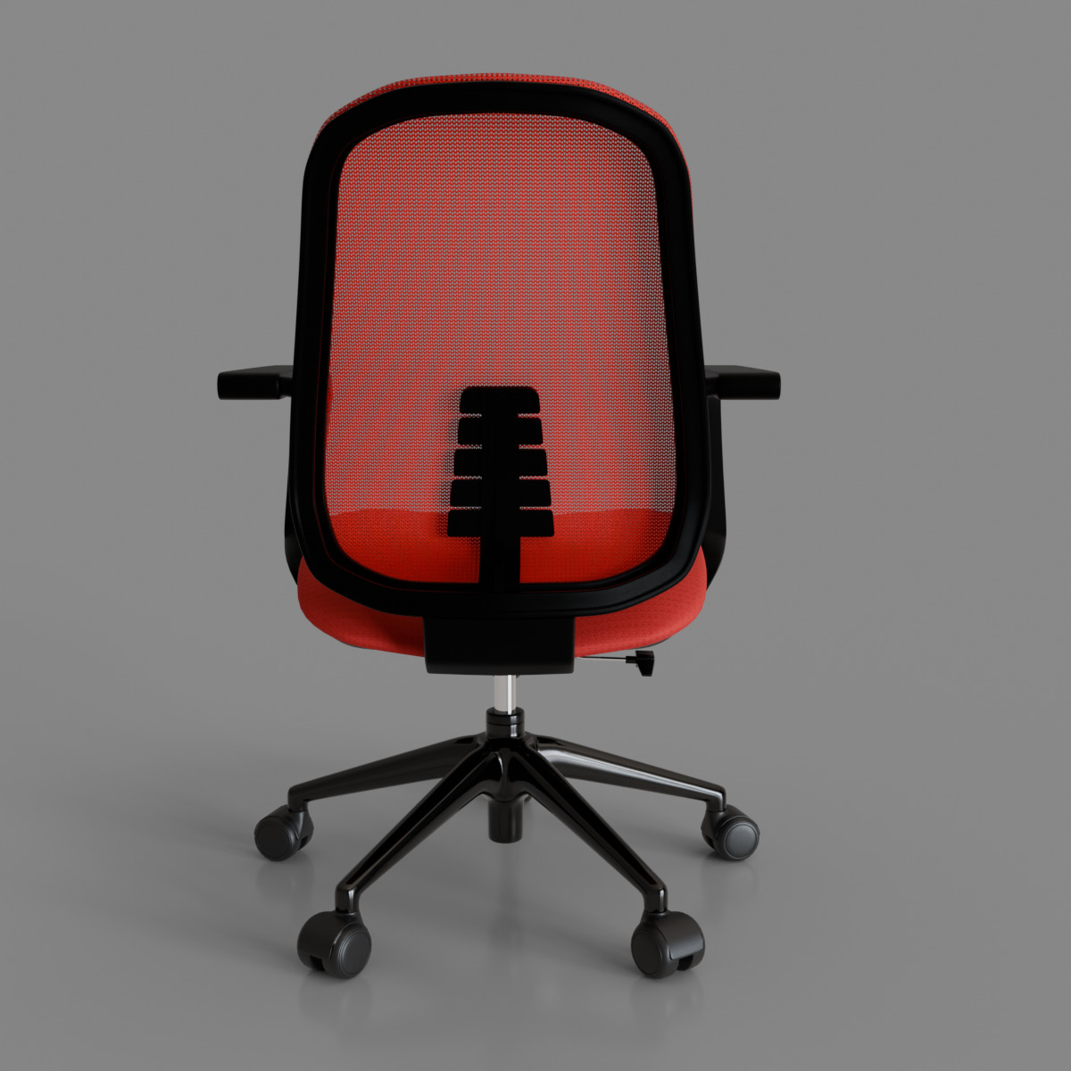 computer chair 08 Low-poly 3D model_5