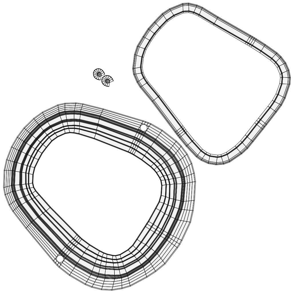 computer chair 08 Low-poly 3D model_15