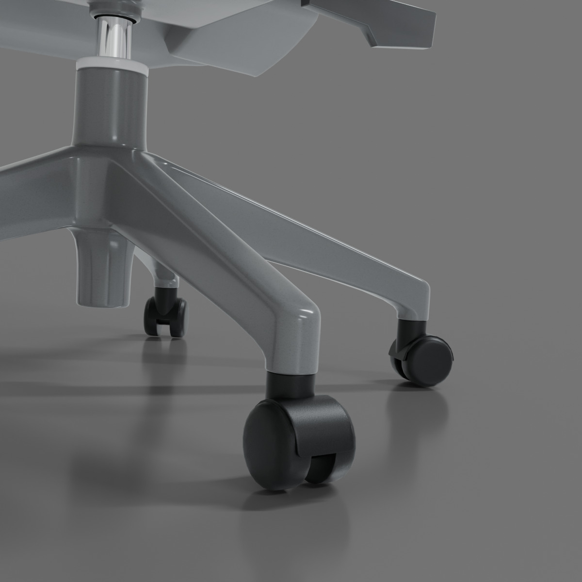 computer chair 09 Low-poly 3D model_9