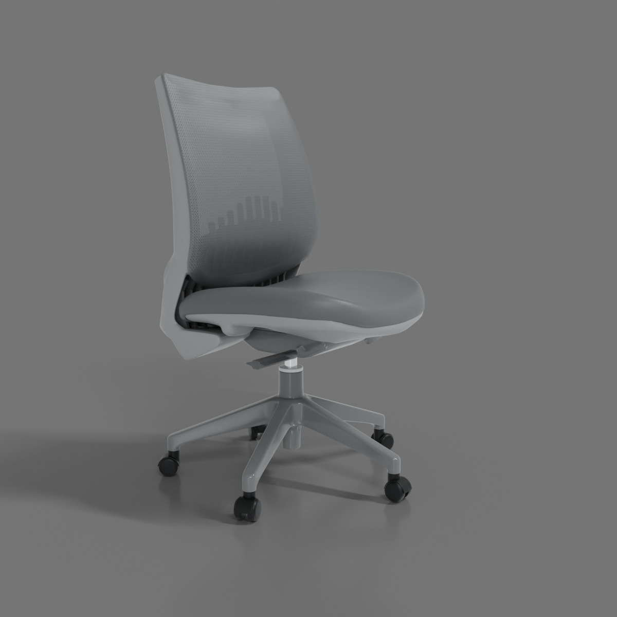 computer chair 09 Low-poly 3D model_2