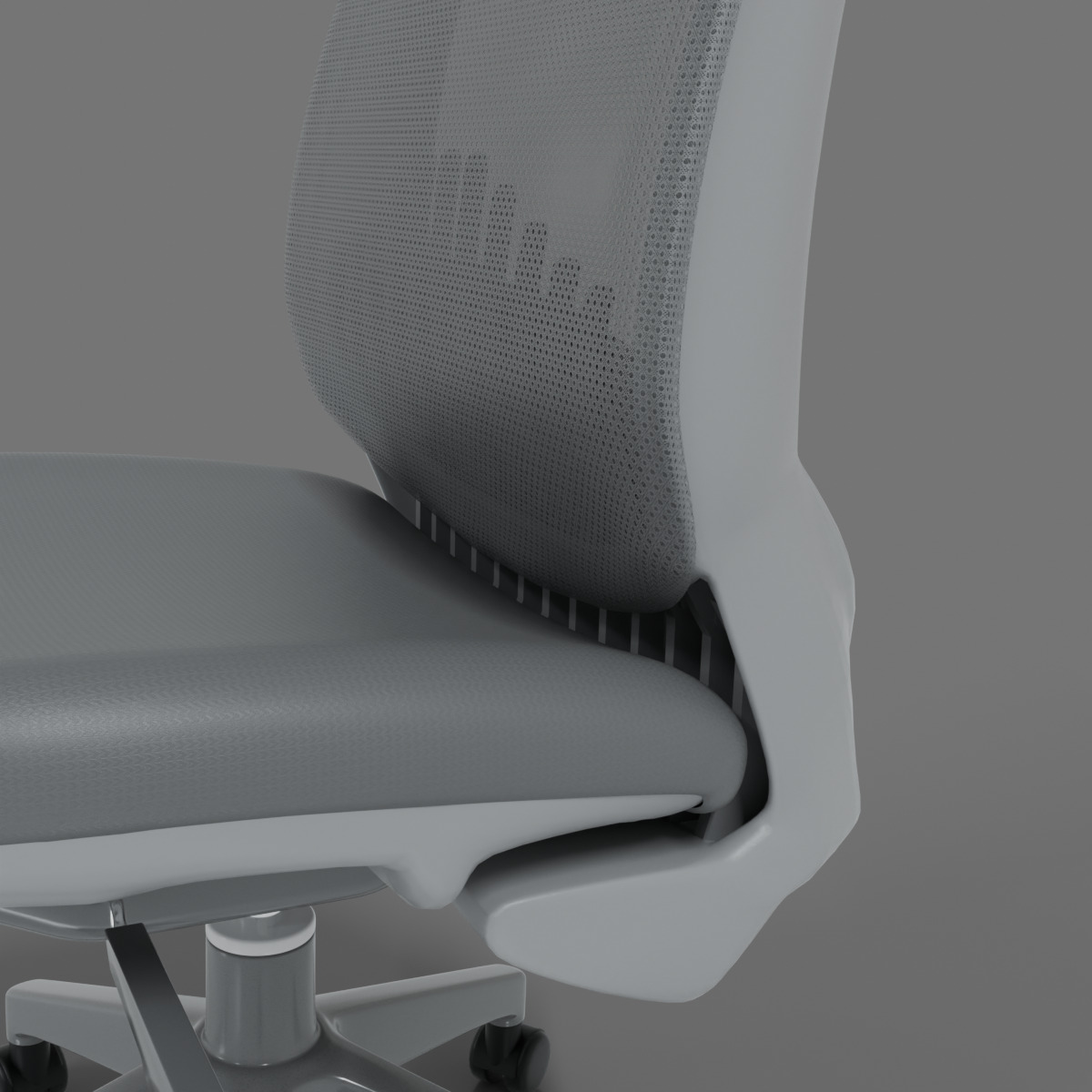 computer chair 09 Low-poly 3D model_12