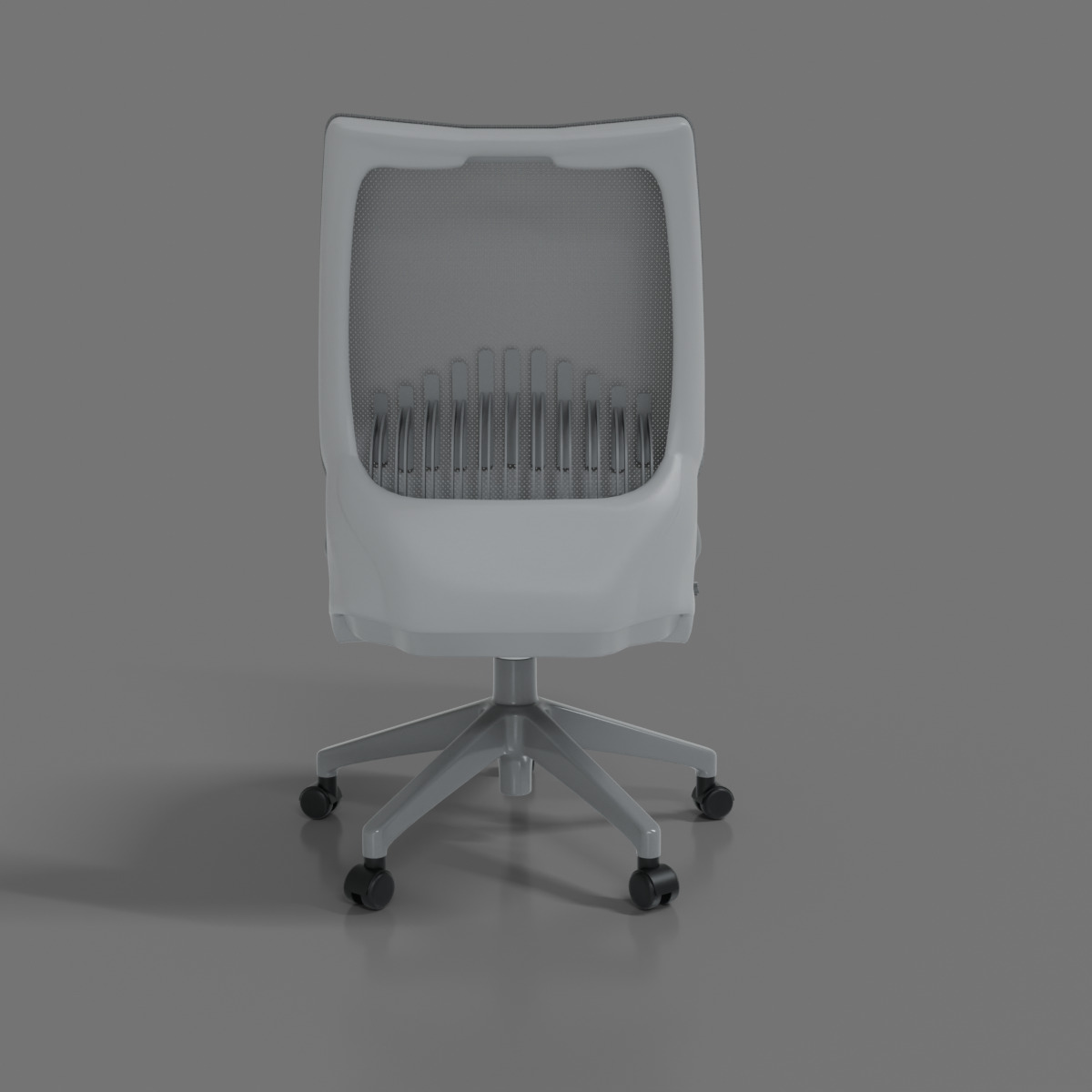 computer chair 09 Low-poly 3D model_5