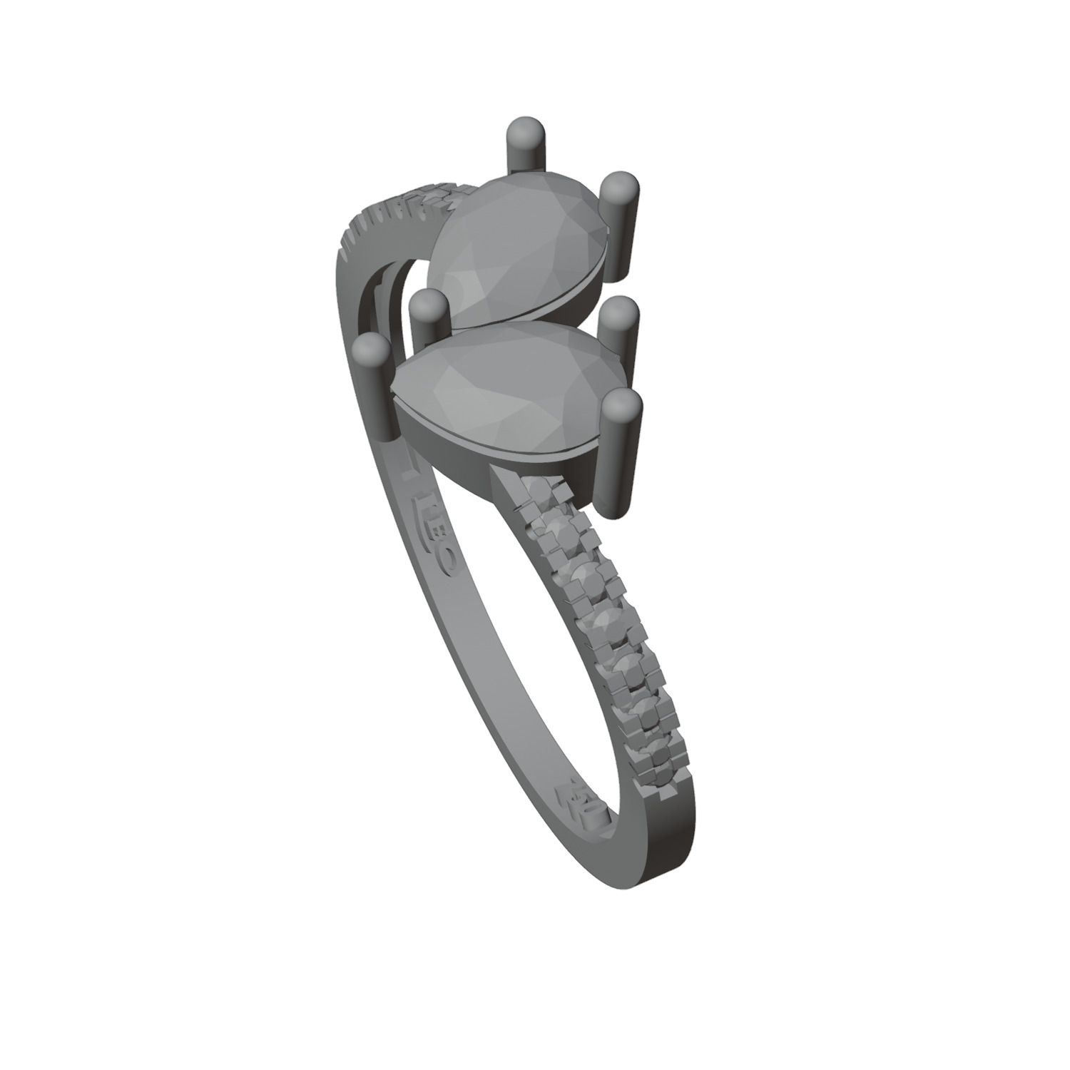 pink diamond ring 3D model_11