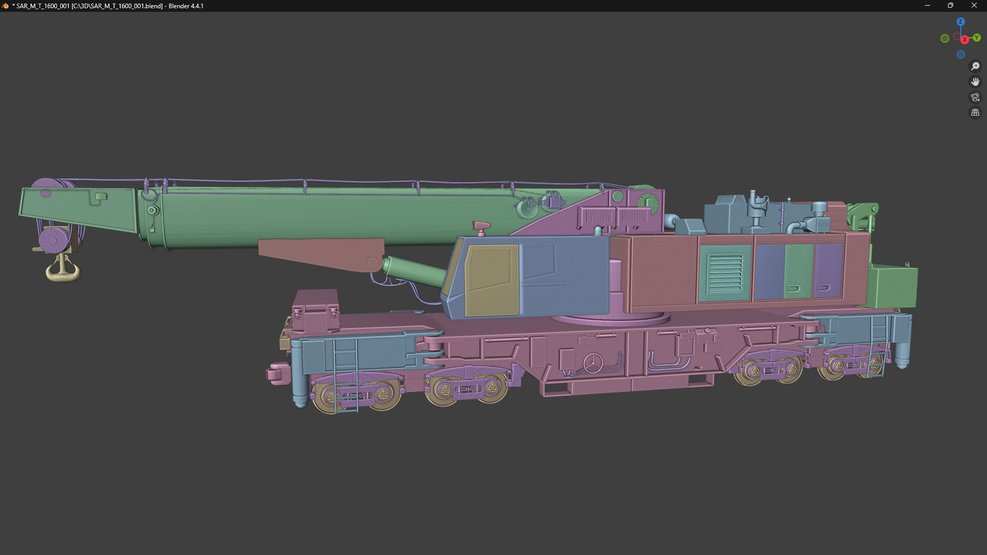 SAR Multi Tasker 1600 based 3d model 3D model_3