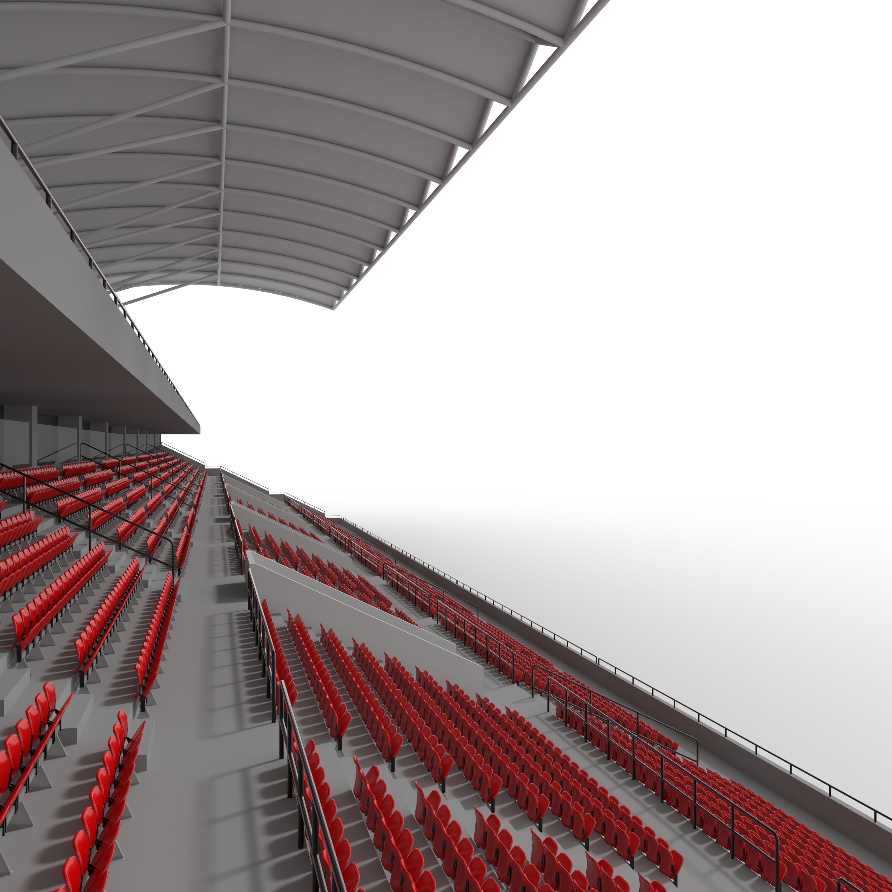 Stadium Tribune 13 3D model_24