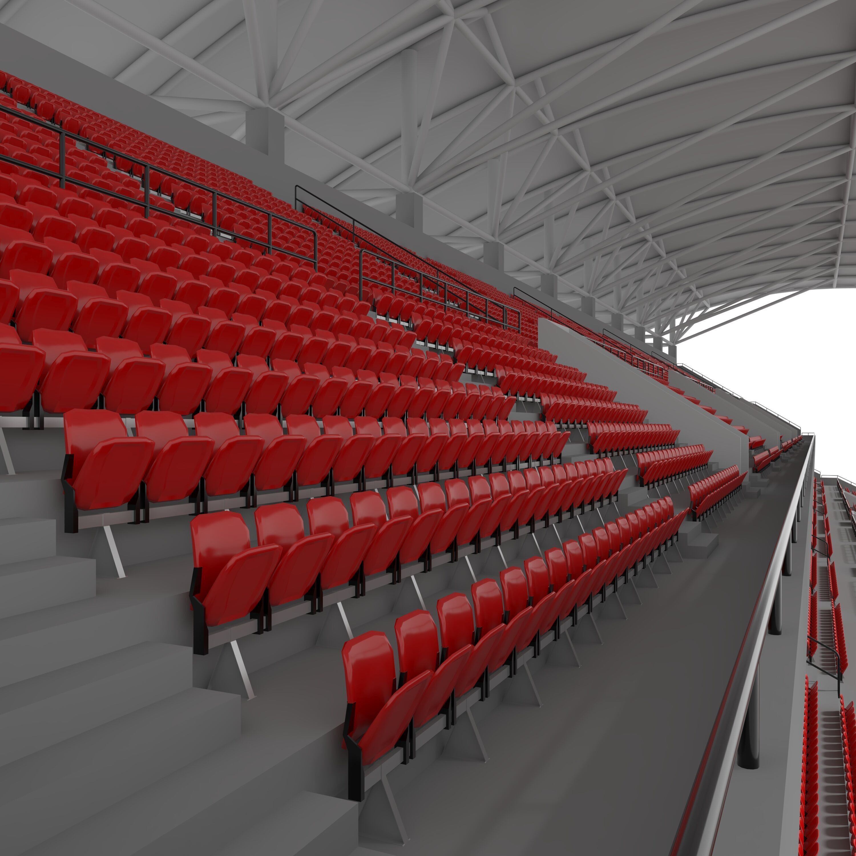 Stadium Tribune 13 3D model_20