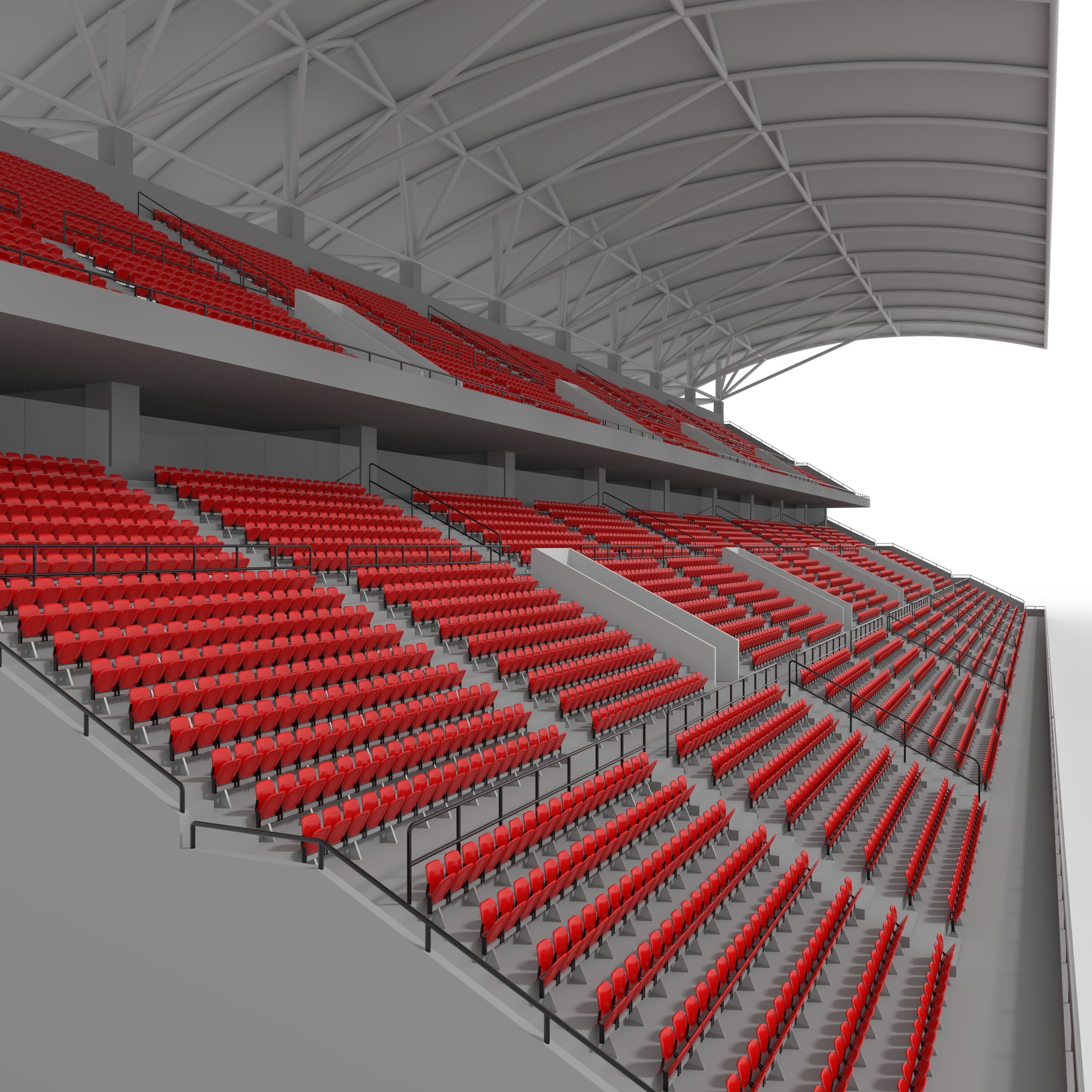 Stadium Tribune 13 3D model_15