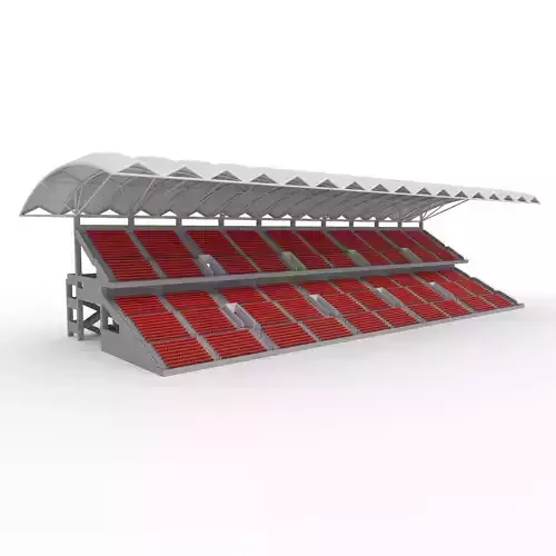 Stadium Tribune 13 3D model