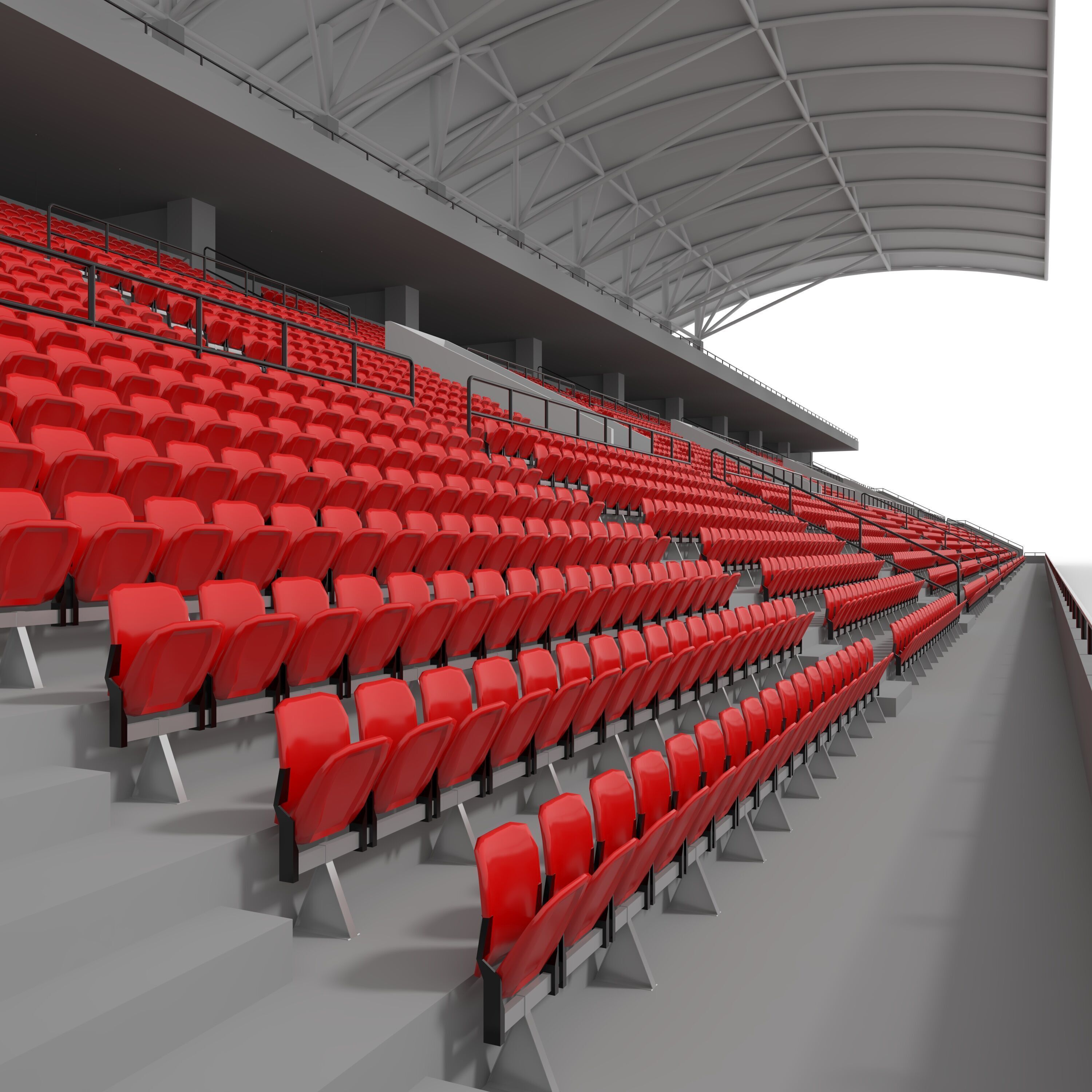 Stadium Tribune 13 3D model_17