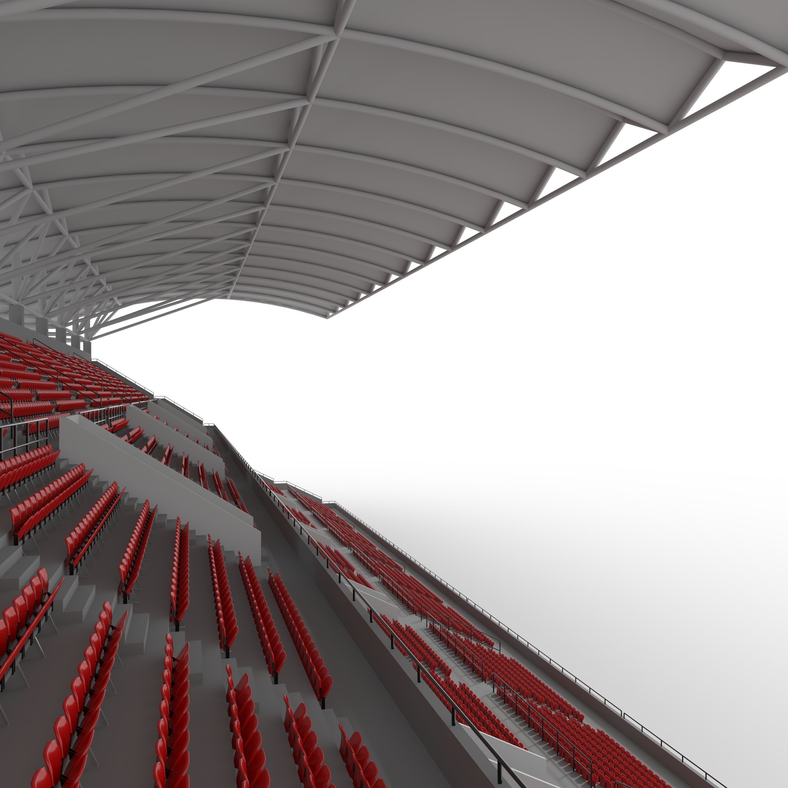 Stadium Tribune 13 3D model_22
