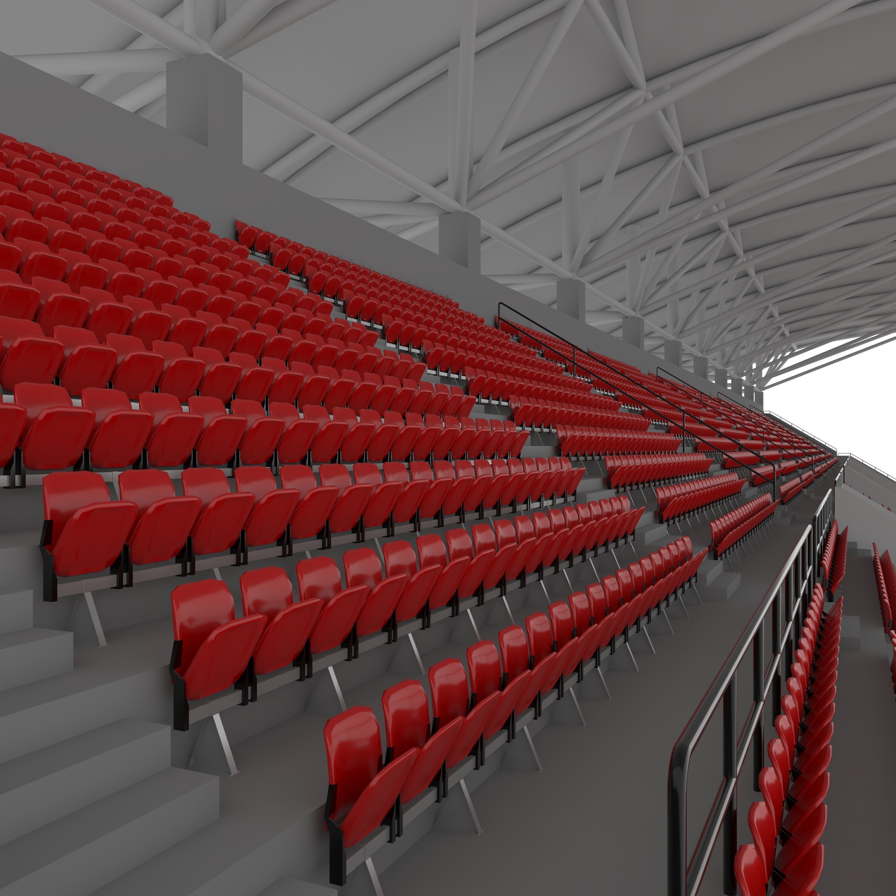 Stadium Tribune 13 3D model_21