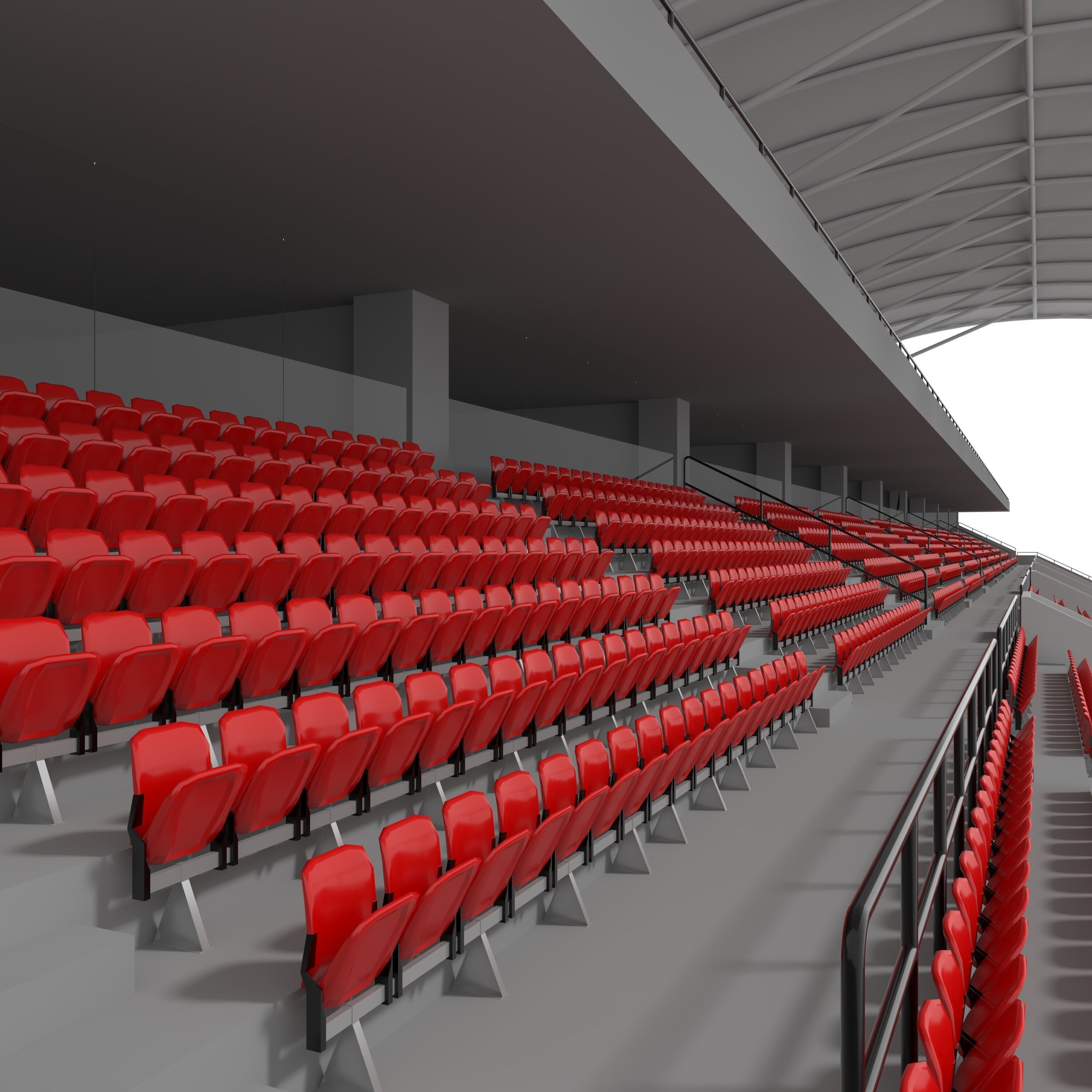Stadium Tribune 13 3D model_19