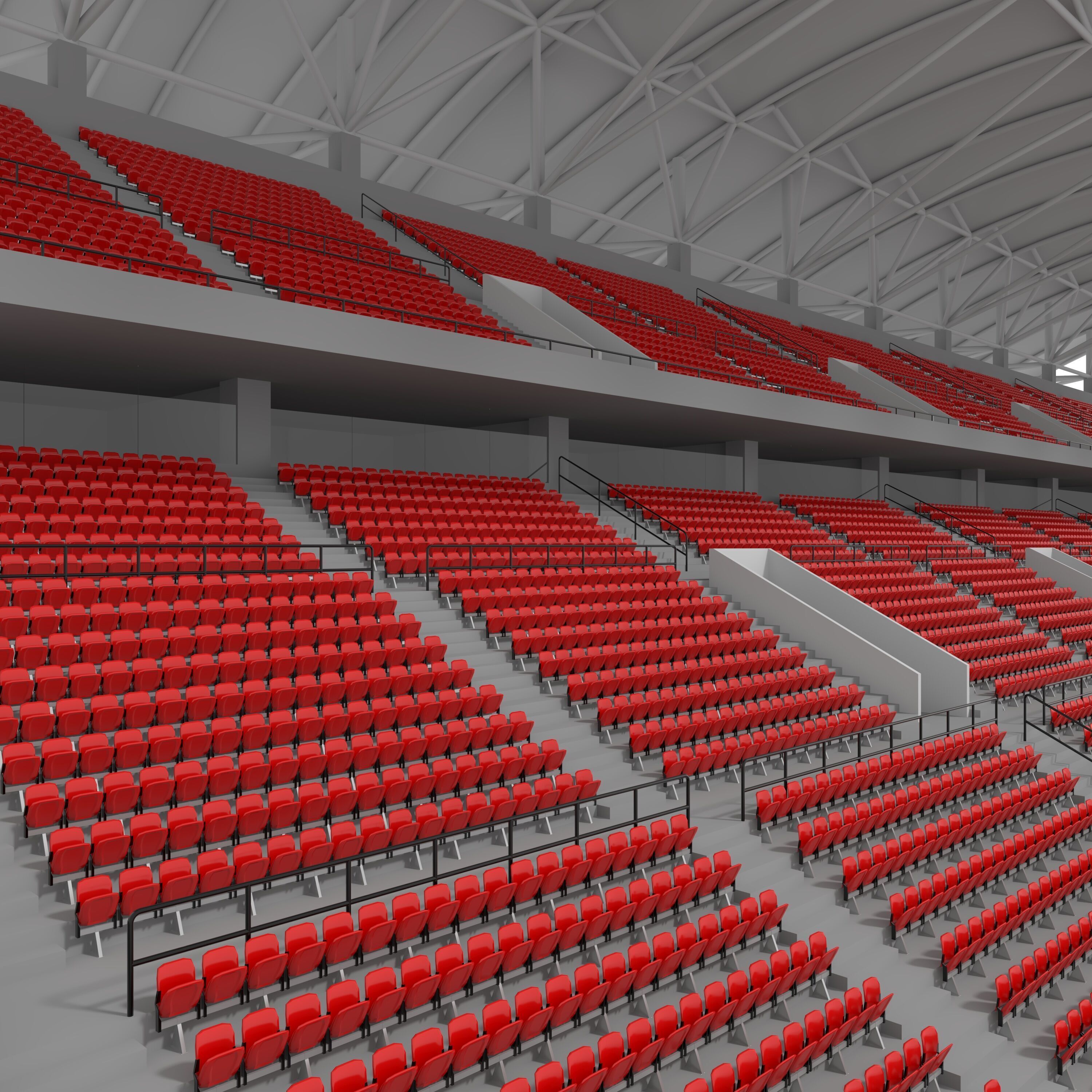 Stadium Tribune 13 3D model_16