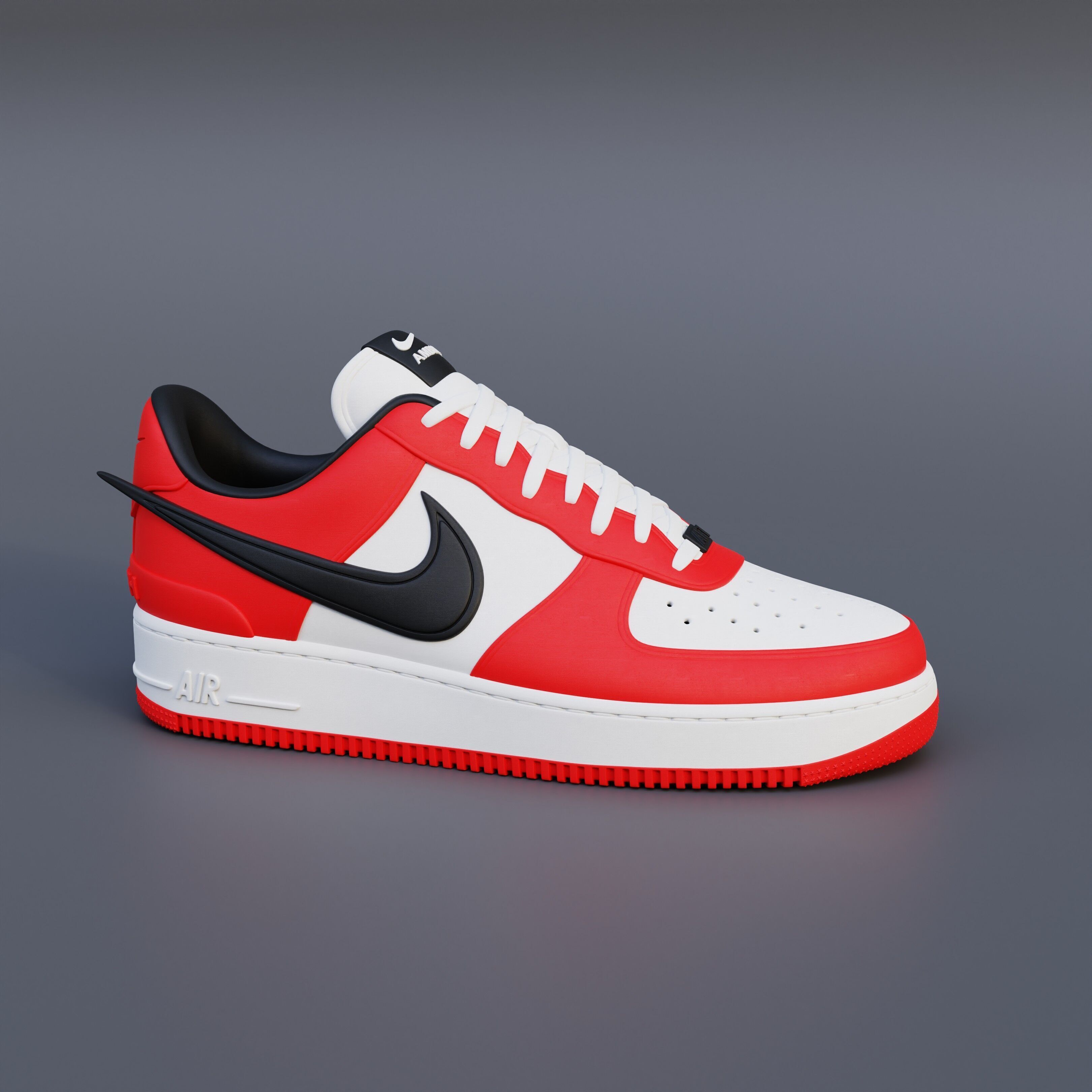 Air Force 1 Low AMBUSH  3D print model_8