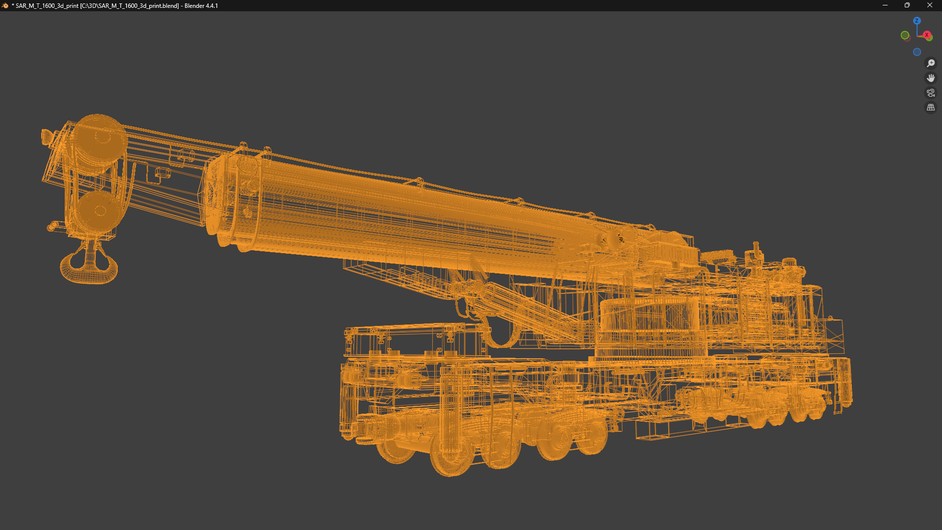 SAR Multi Tasker 1600 based 3d model for print 3D print model_2