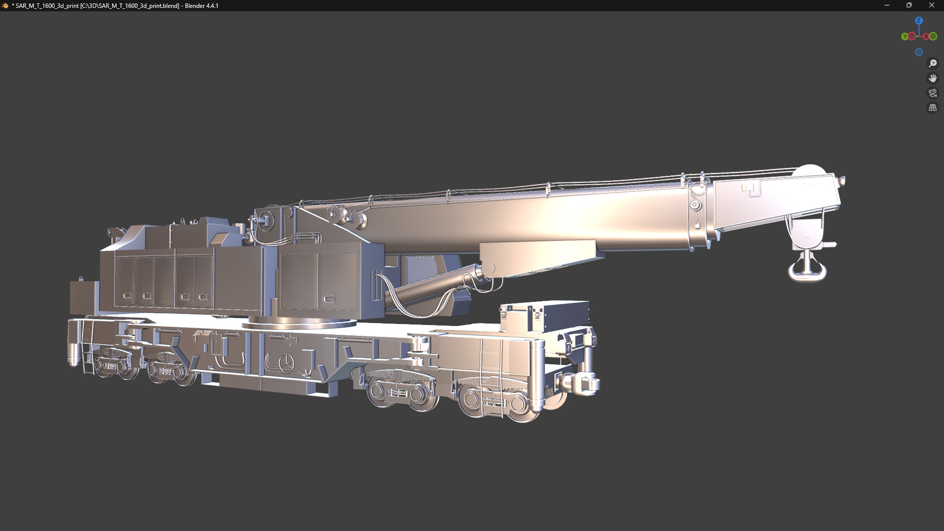 SAR Multi Tasker 1600 based 3d model for print 3D print model_1