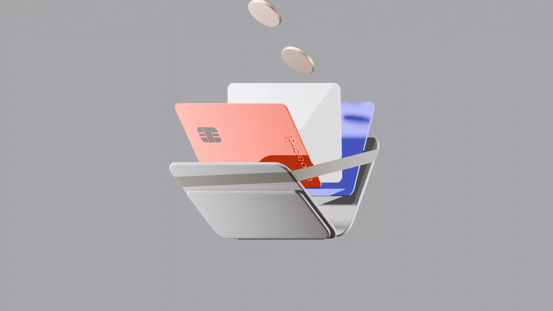 a Wallet with Cards Animation Free 3D model