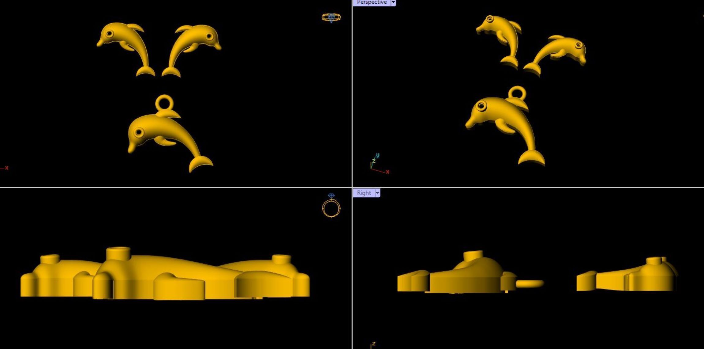  Fish Pendant - 0105 3D print model_2