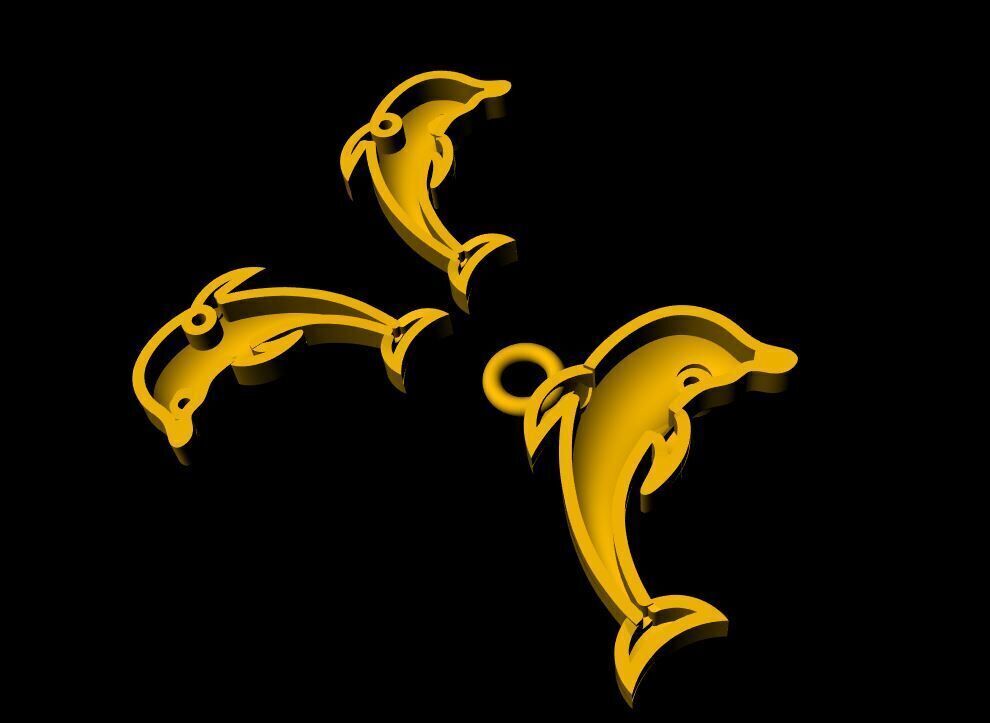  Fish Pendant - 0105 3D print model_7