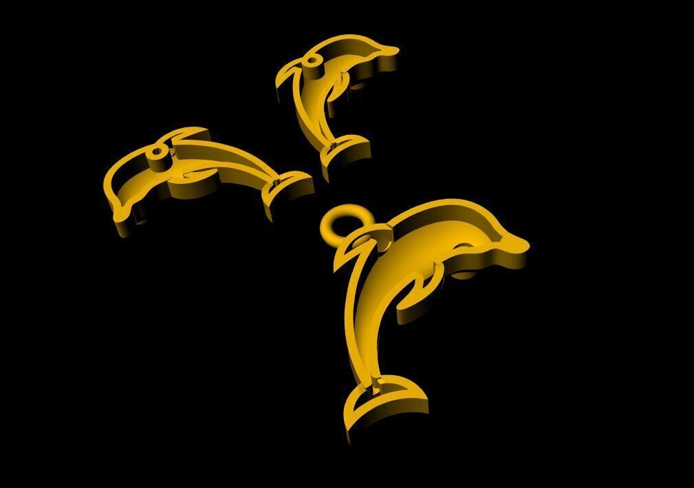  Fish Pendant - 0105 3D print model_8