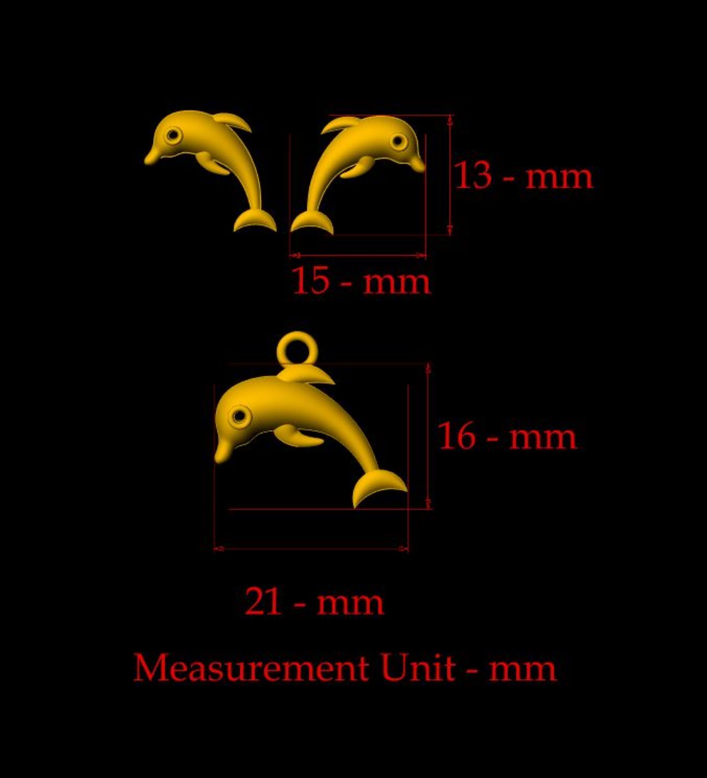  Fish Pendant - 0105 3D print model_1