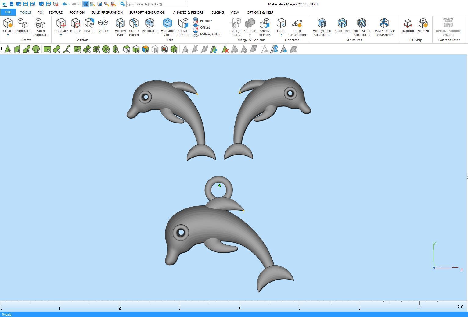  Fish Pendant - 0105 3D print model_11