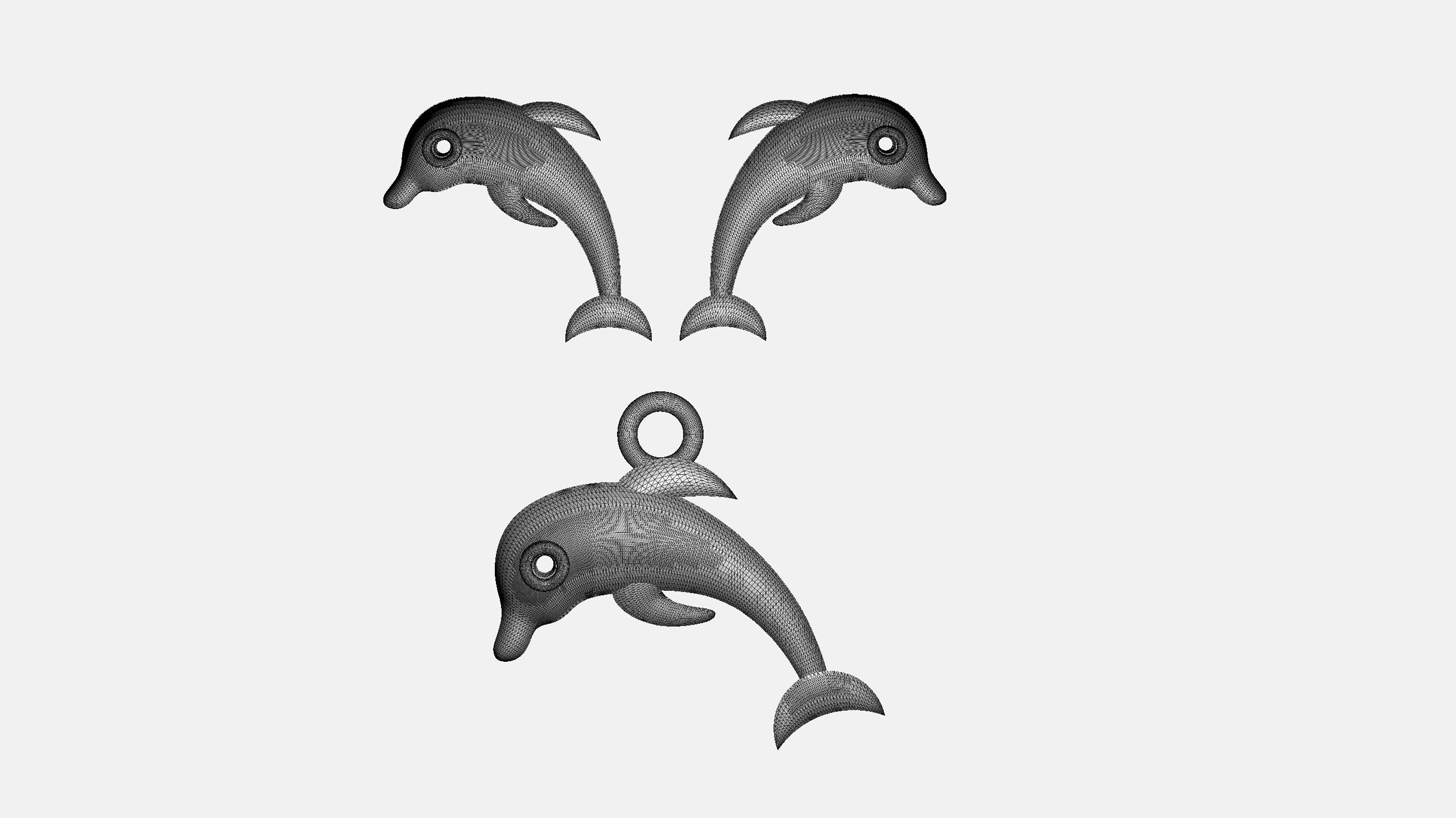  Fish Pendant - 0105 3D print model_12