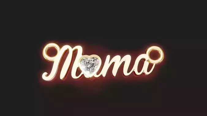 Mama Name Pendant