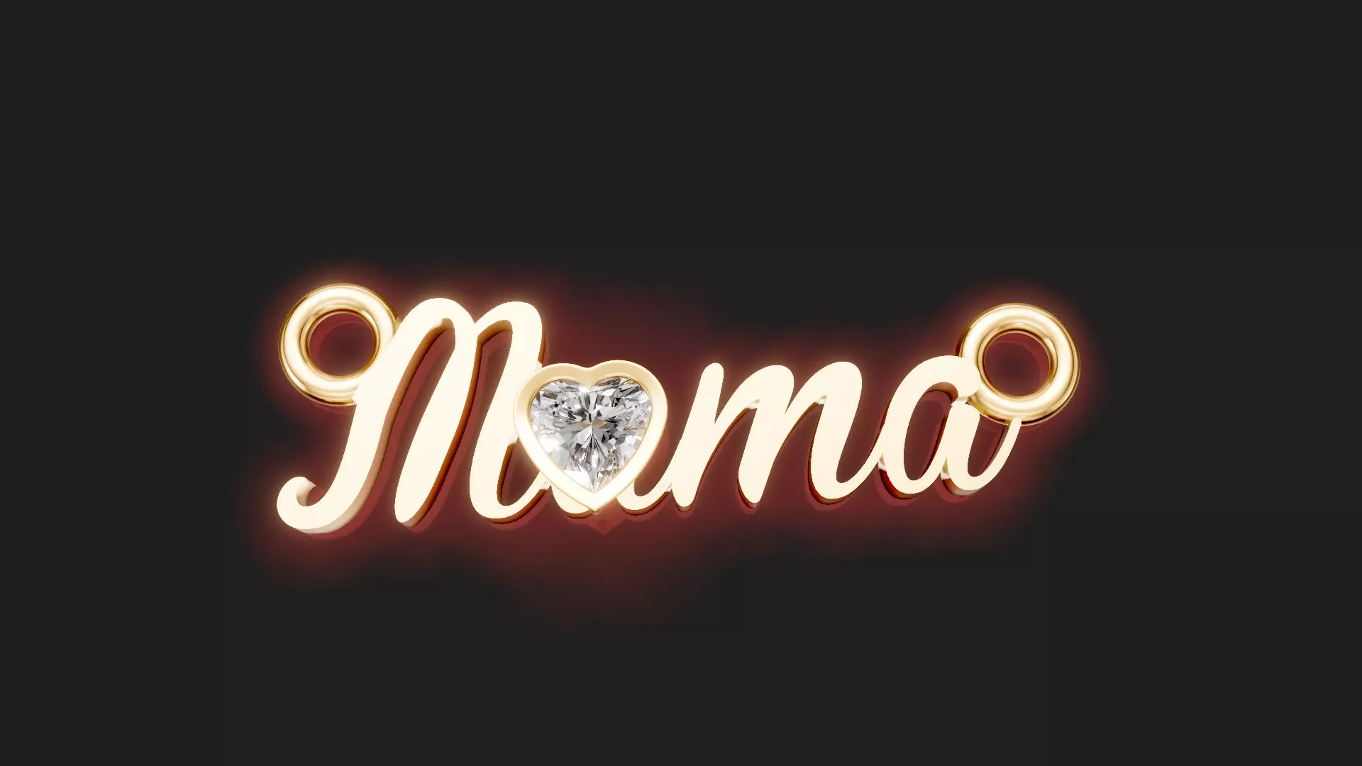 Mama Name Pendant 3D print model