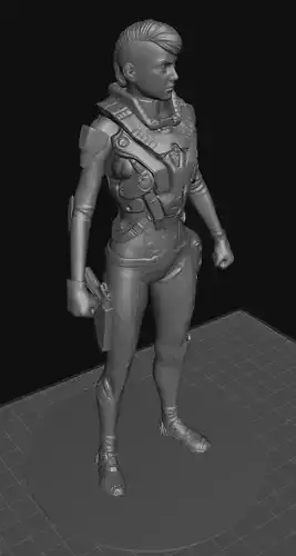Iria Solari from Gundam Requiem for Vengeance 3D print model