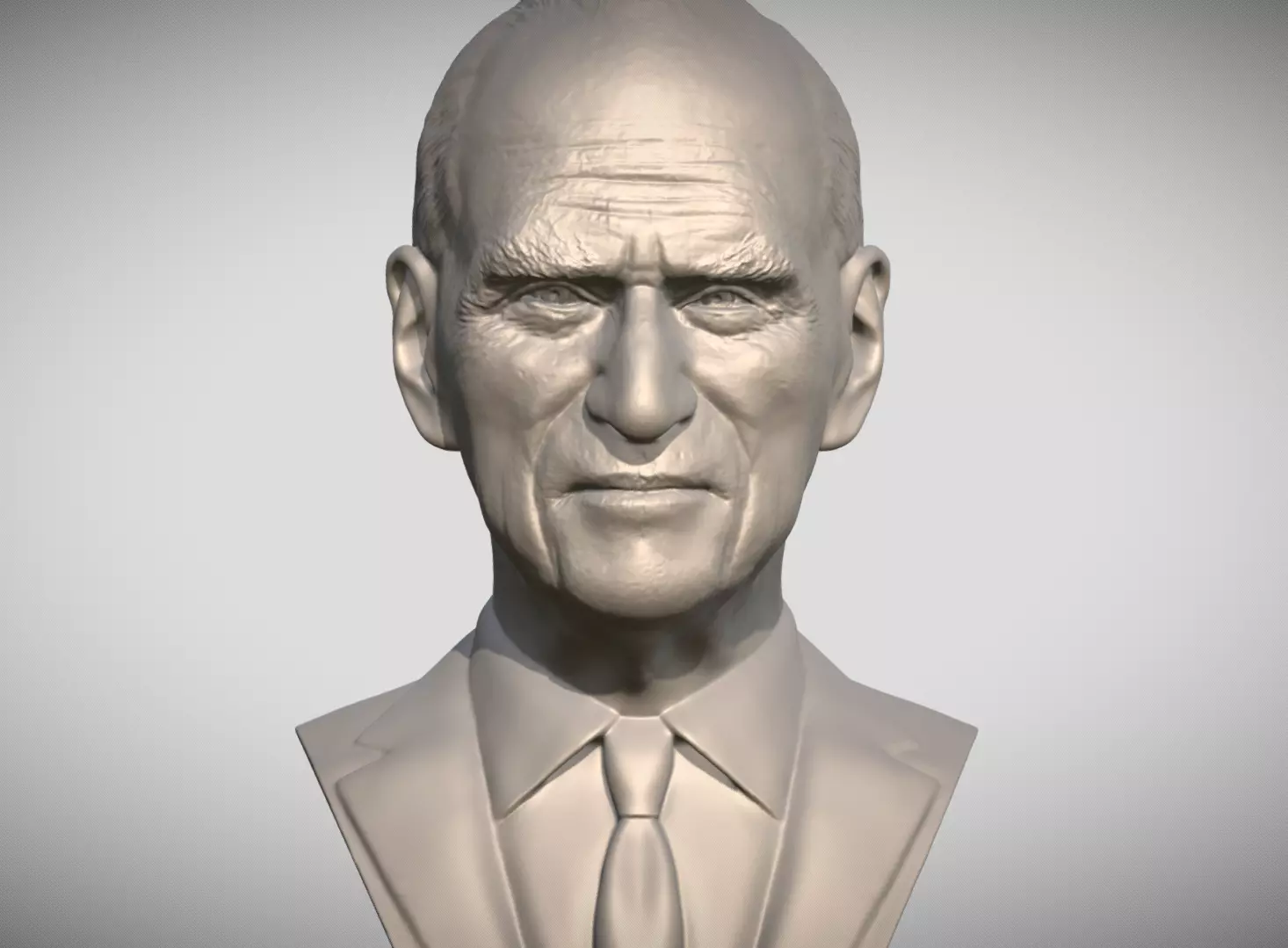 Prince Philip bust 3D print model_0