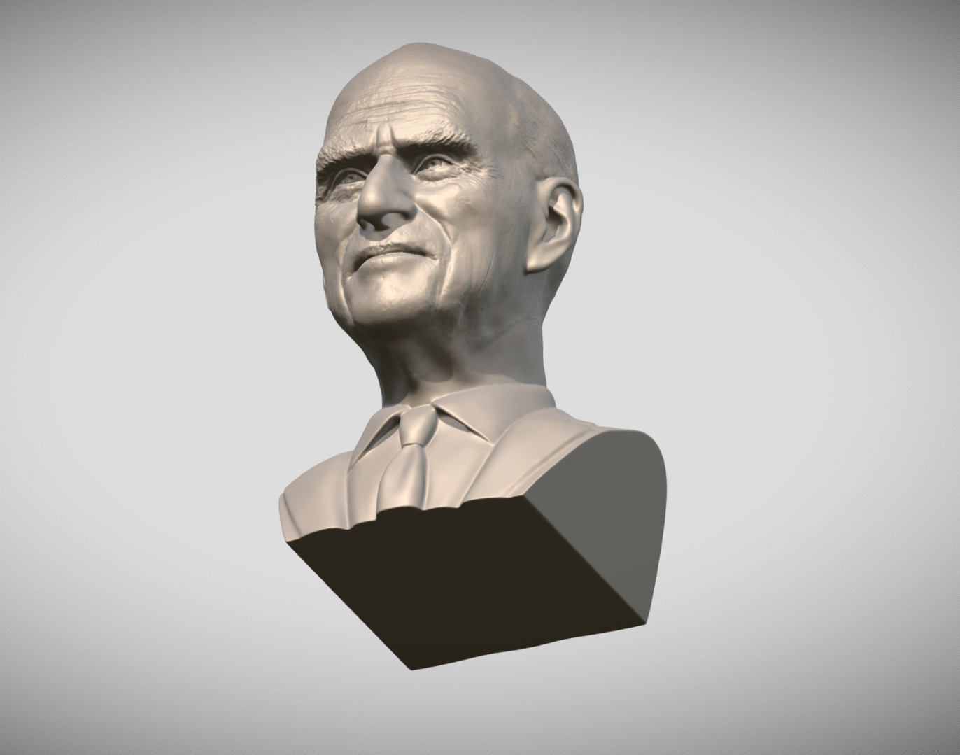 Prince Philip bust 3D print model_14