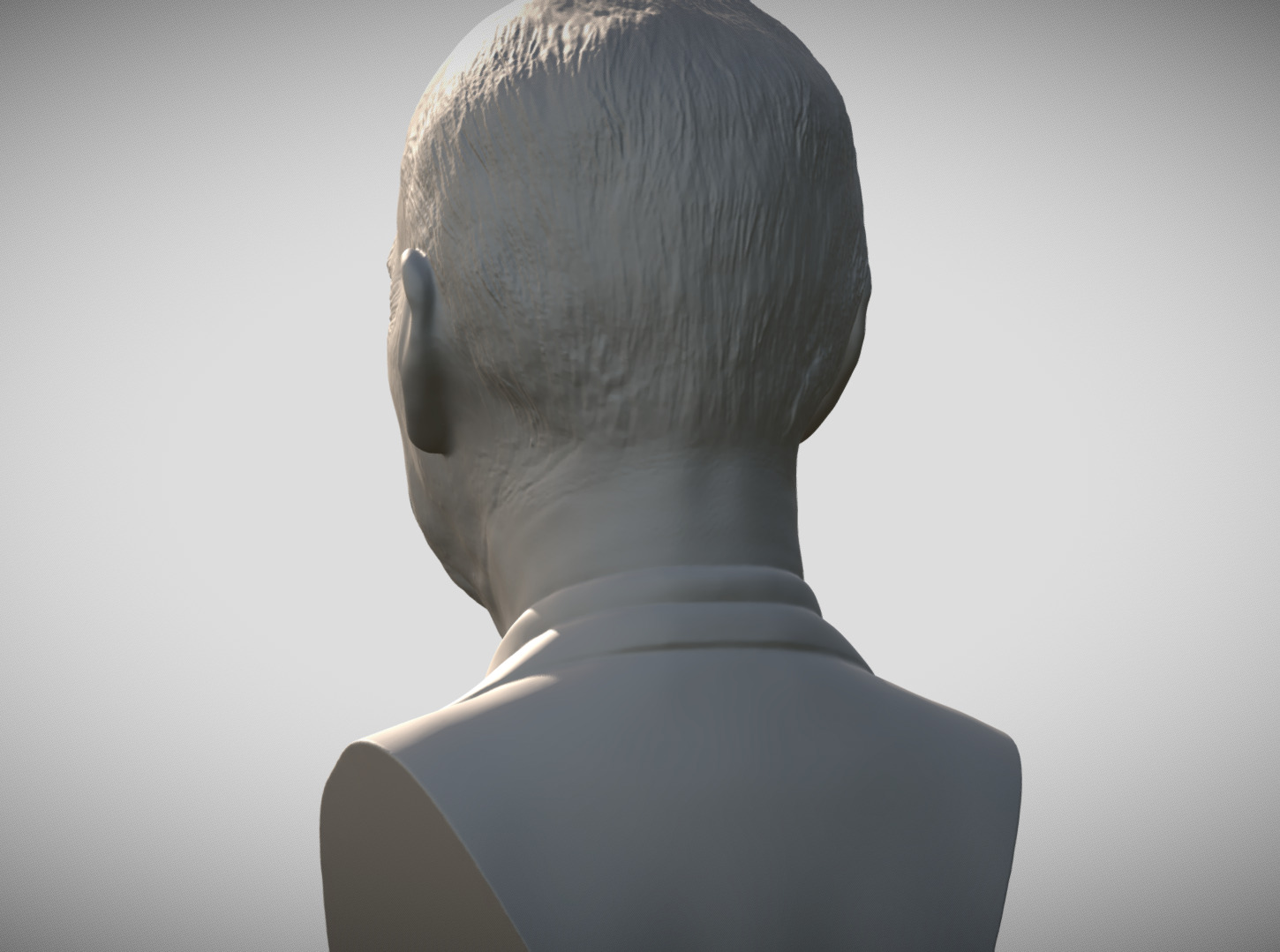 Prince Philip bust 3D print model_4