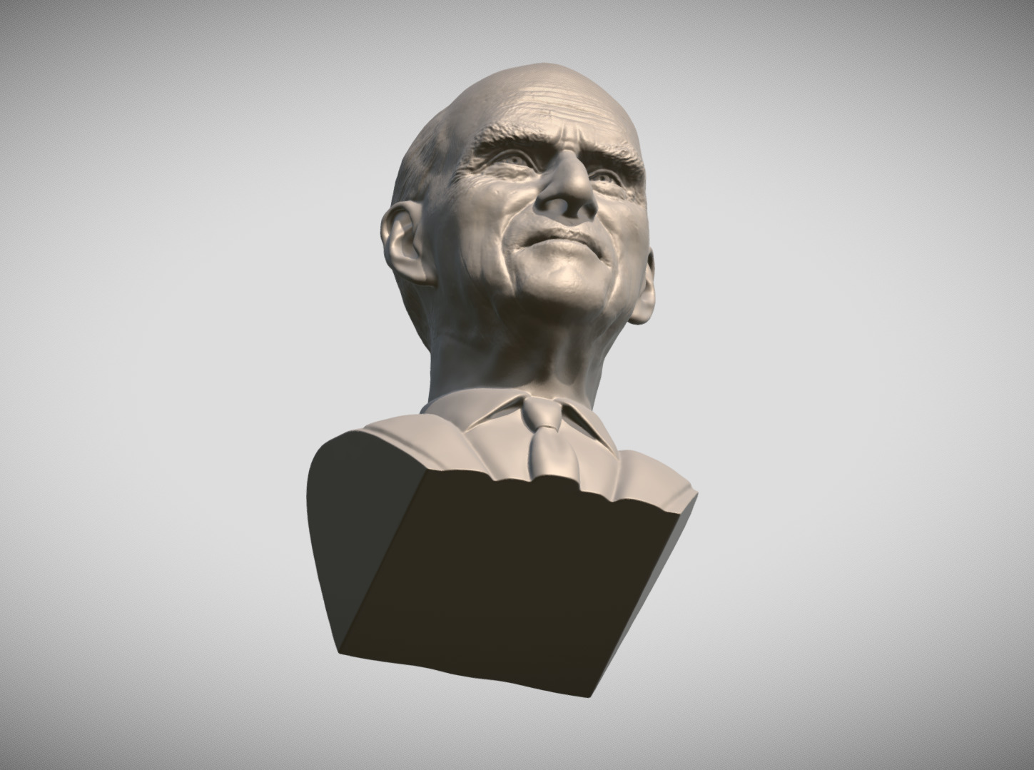 Prince Philip bust 3D print model_13