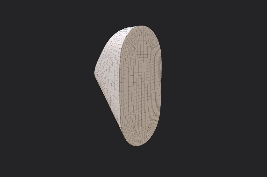 Urinal M04 Low-poly 3D model_6