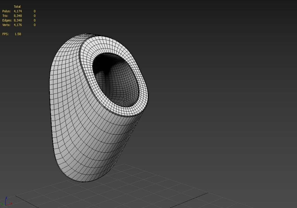 Urinal M04 Low-poly 3D model_2